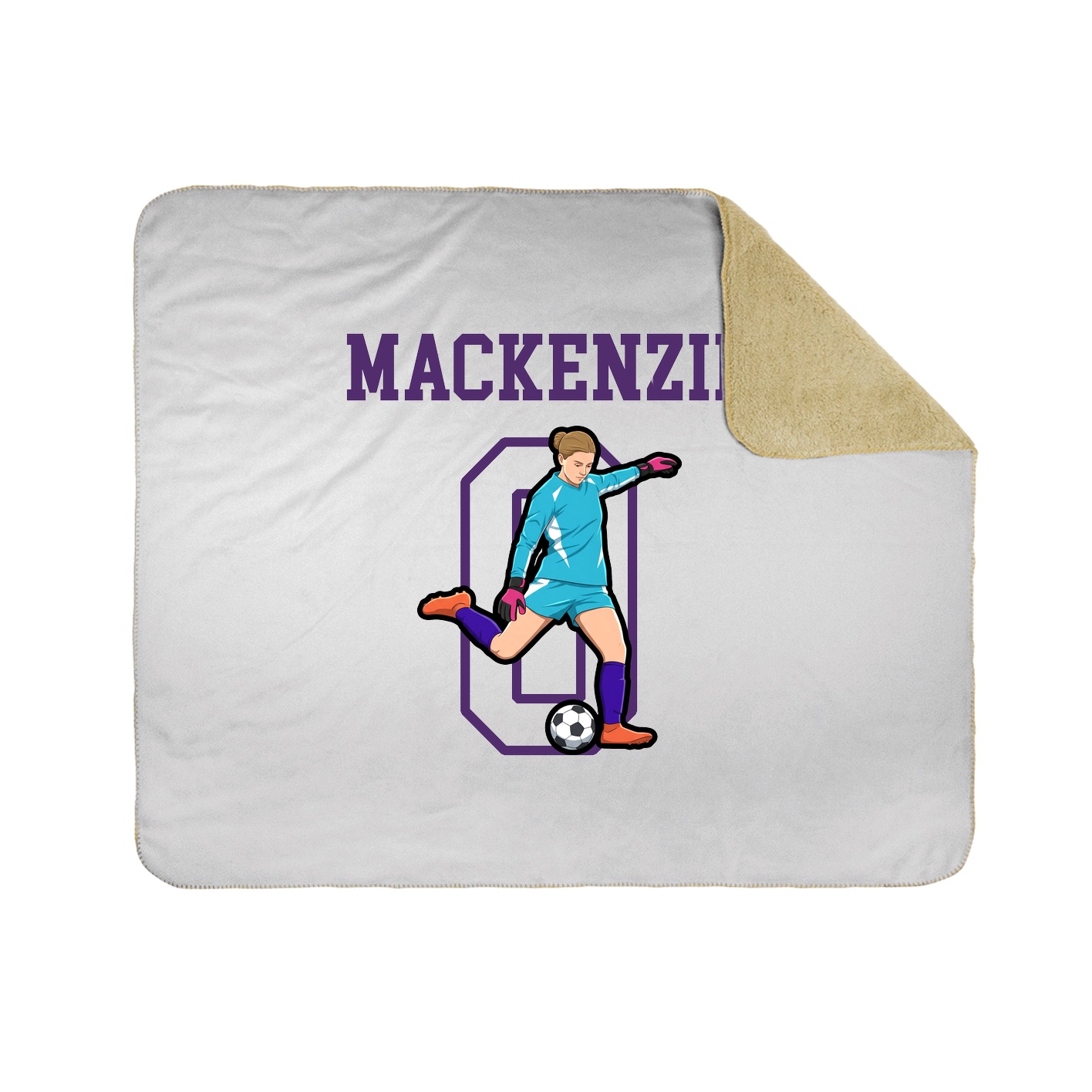 Throw Blanket — Shirsey in White