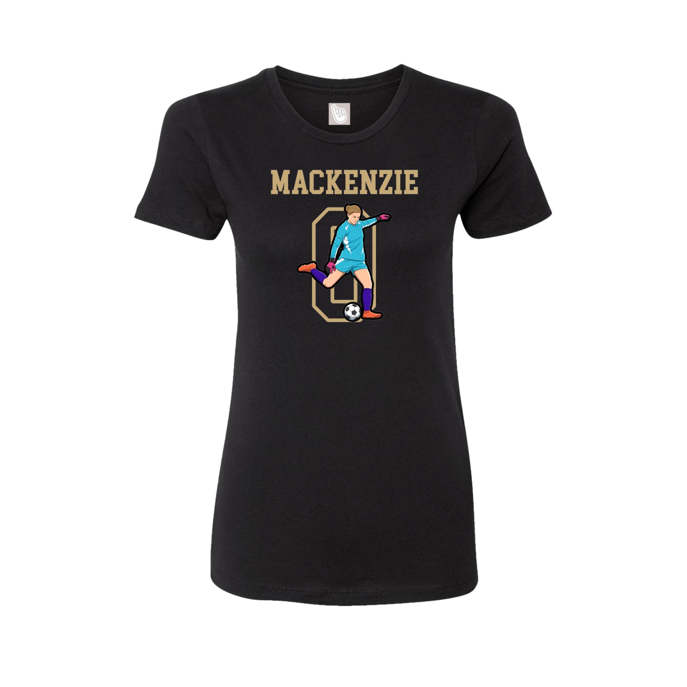 Fitted Women's Tee — Shirsey in Black