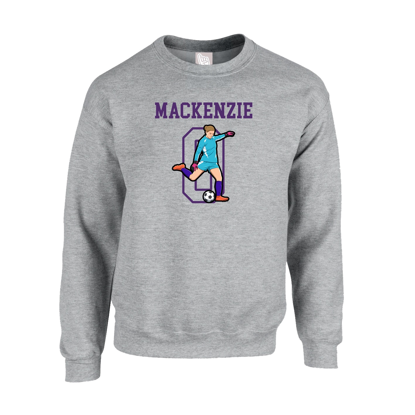 Fleece Crew — Shirsey in Grey