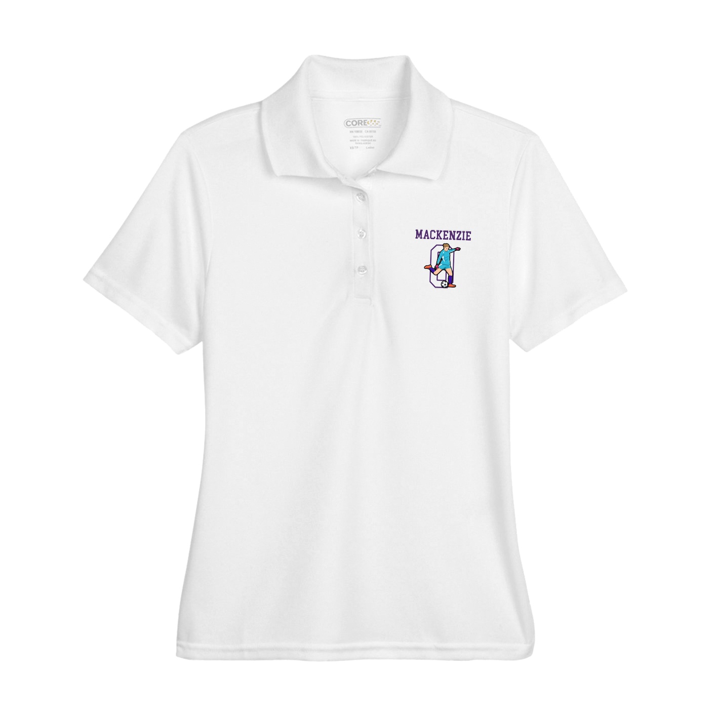 Womens Performance Polo — Shirsey in White