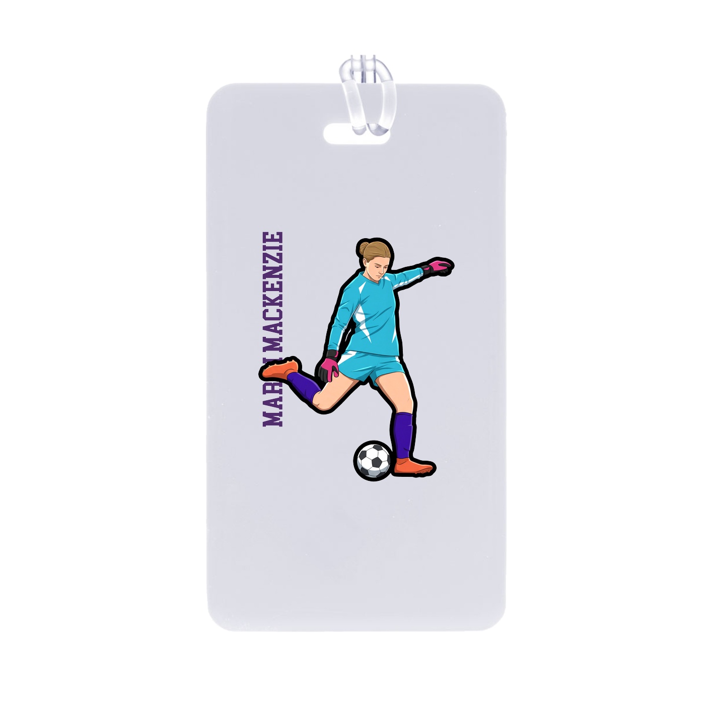 Bag Tag — Name Vertical in Classic