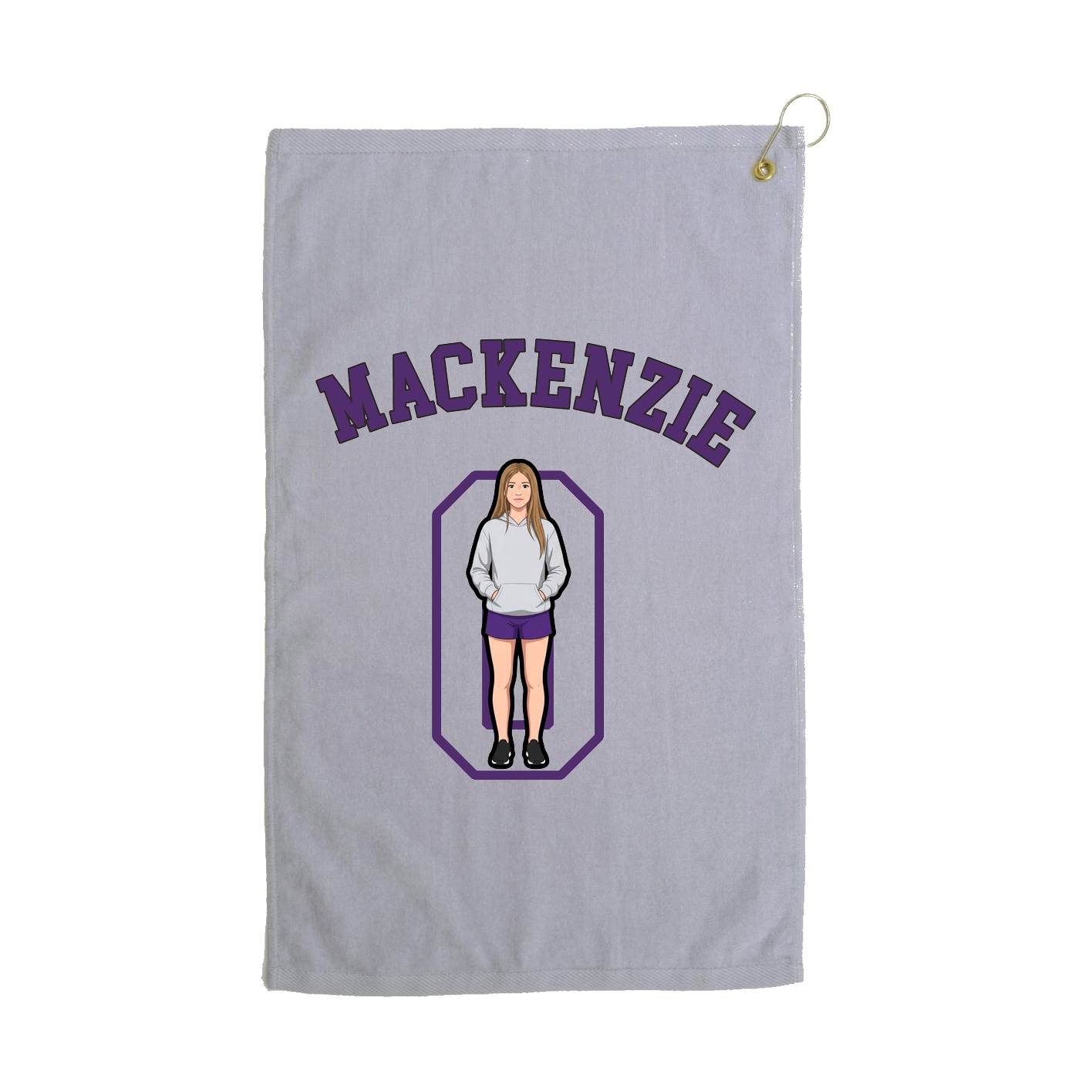 Golf Towel — Shirsey Arch in Grey