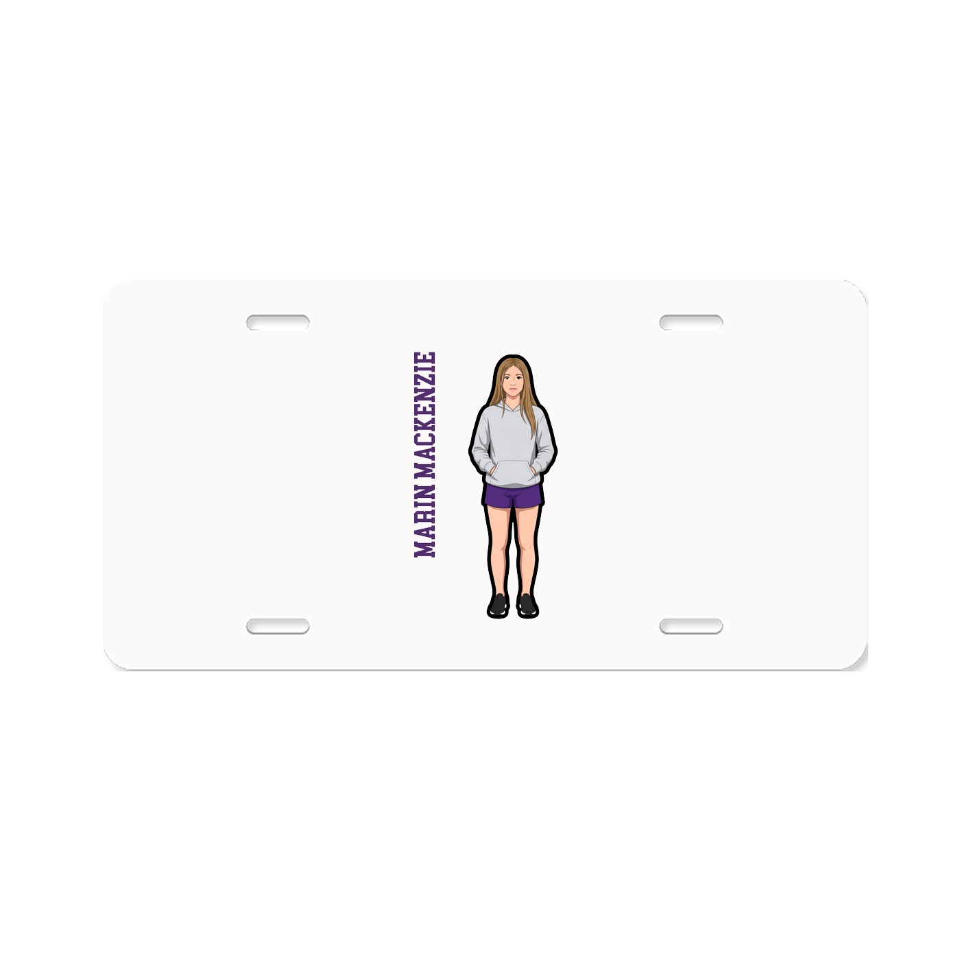 Aluminum License Plate
