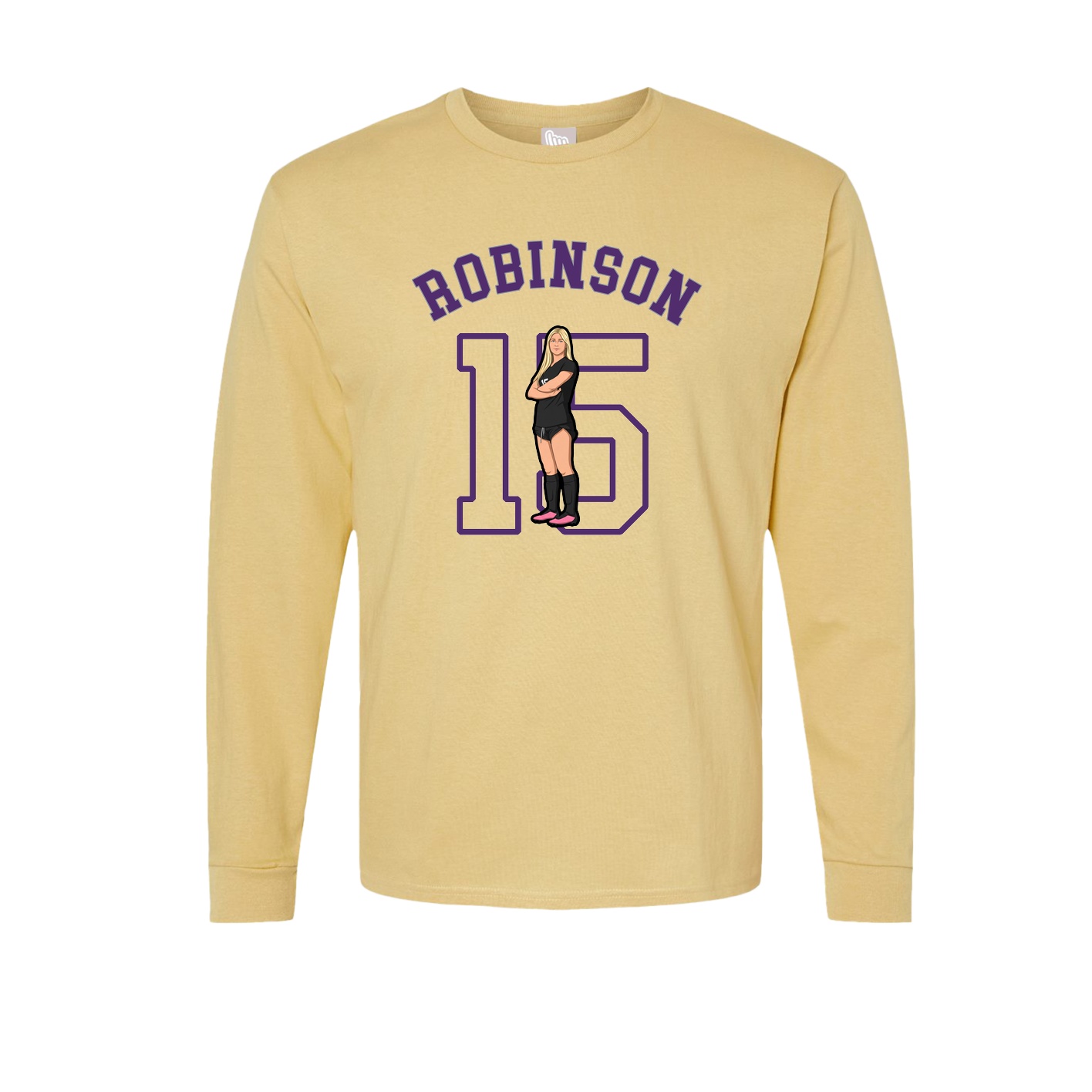 Long Sleeve Tee — Shirsey Arch in Vegas Gold