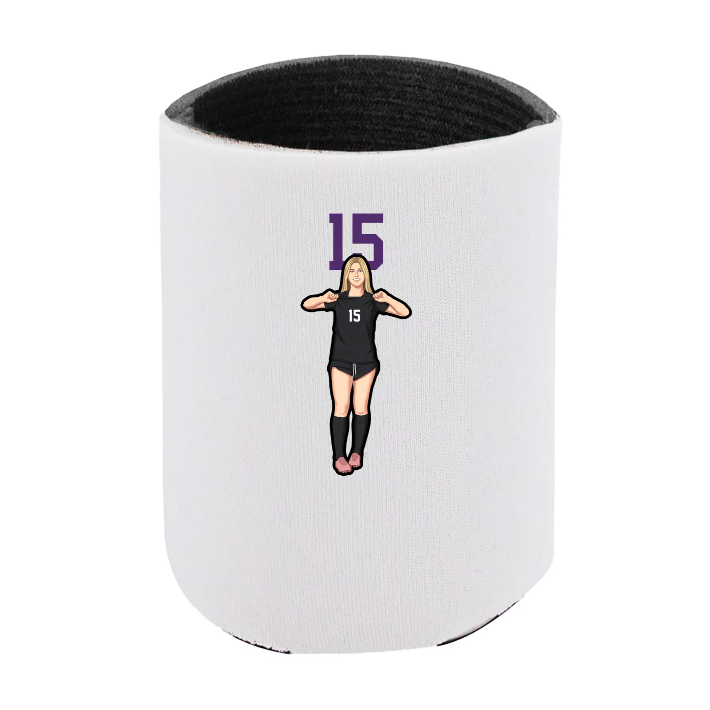Can Holder — Number Top in White