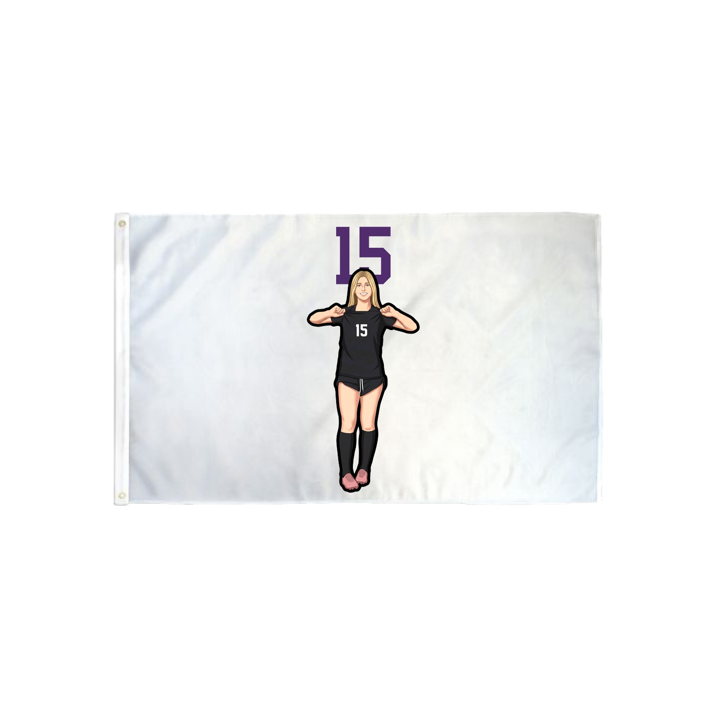 3x5 Flag — Number Top in Classic