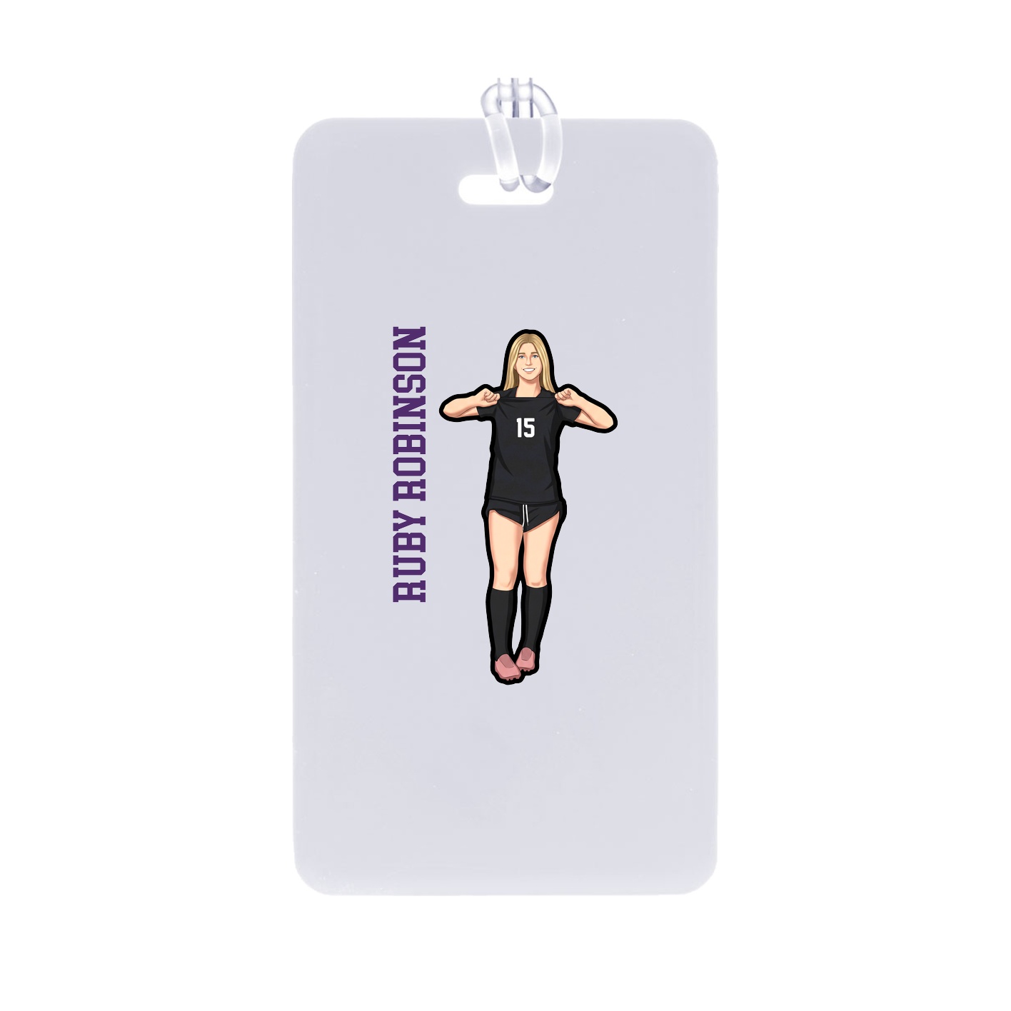 Bag Tag — Name Vertical in Classic
