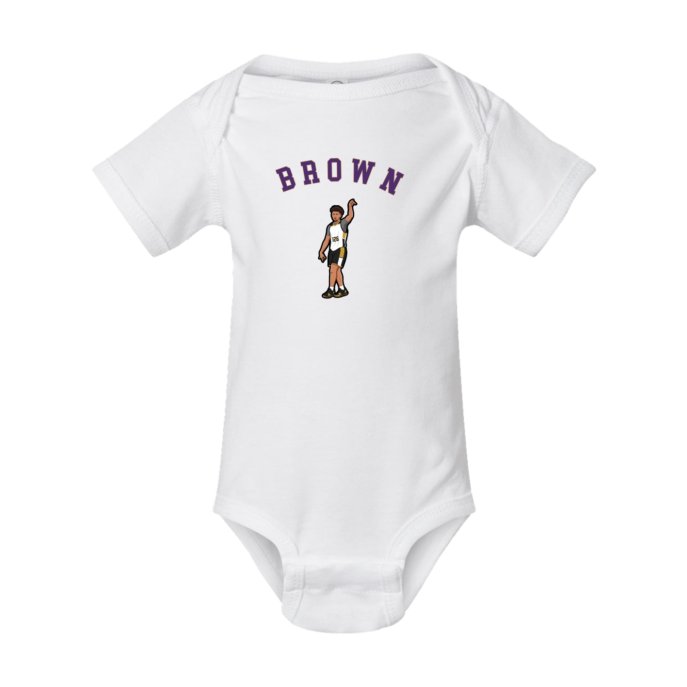 Baby Onesie — Shirsey Arch in White