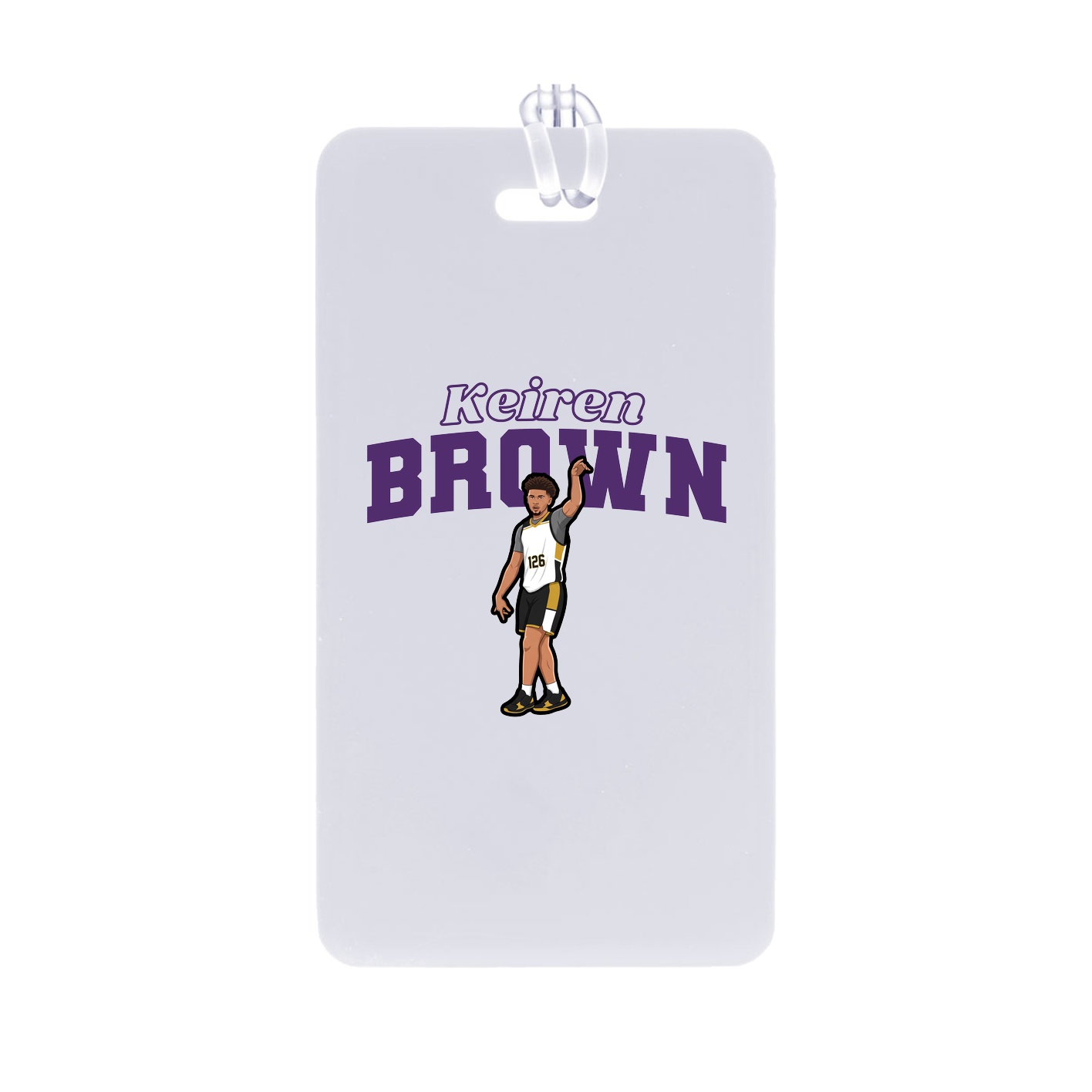 Bag Tag — Name Arch in Classic