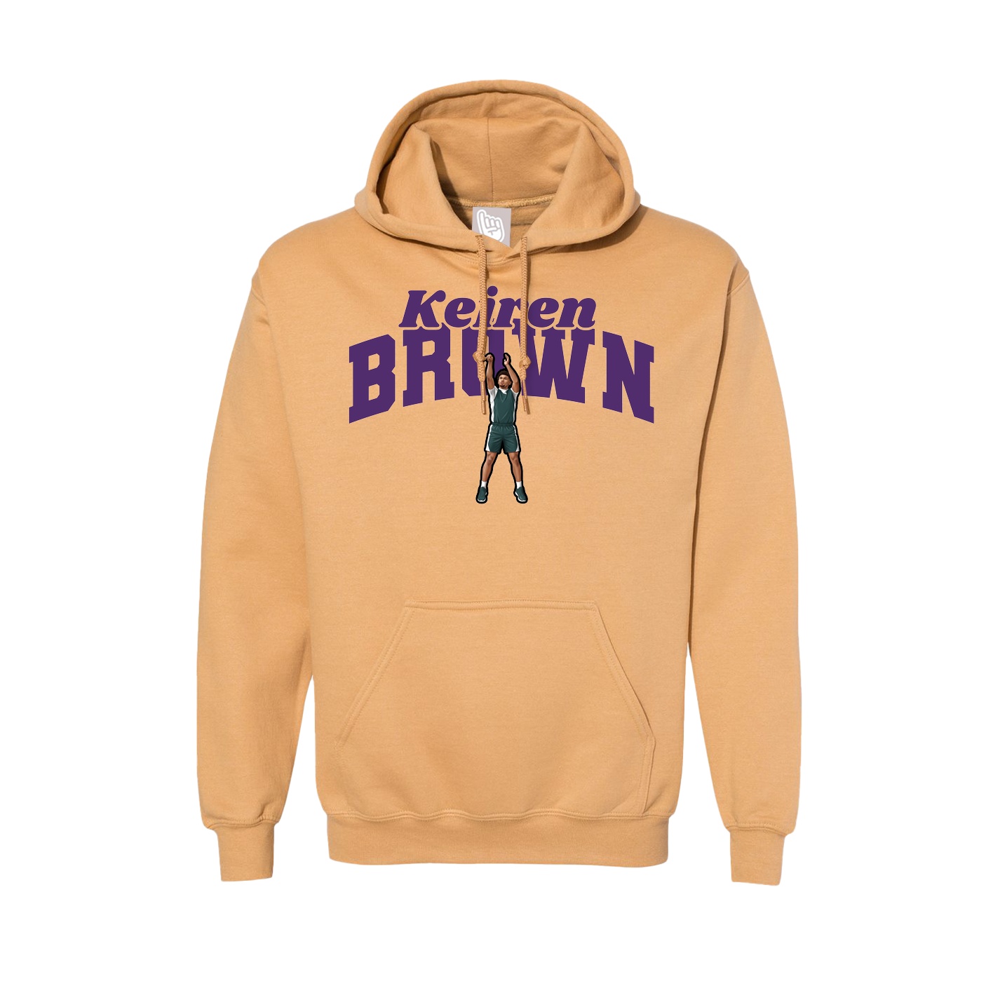 Hoodie — Signature Arch in Vegas Gold