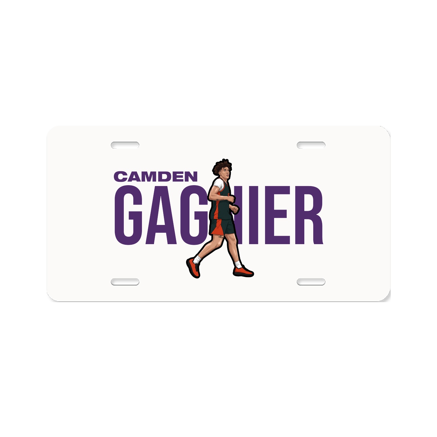 License Plate — Player Name in Classic
