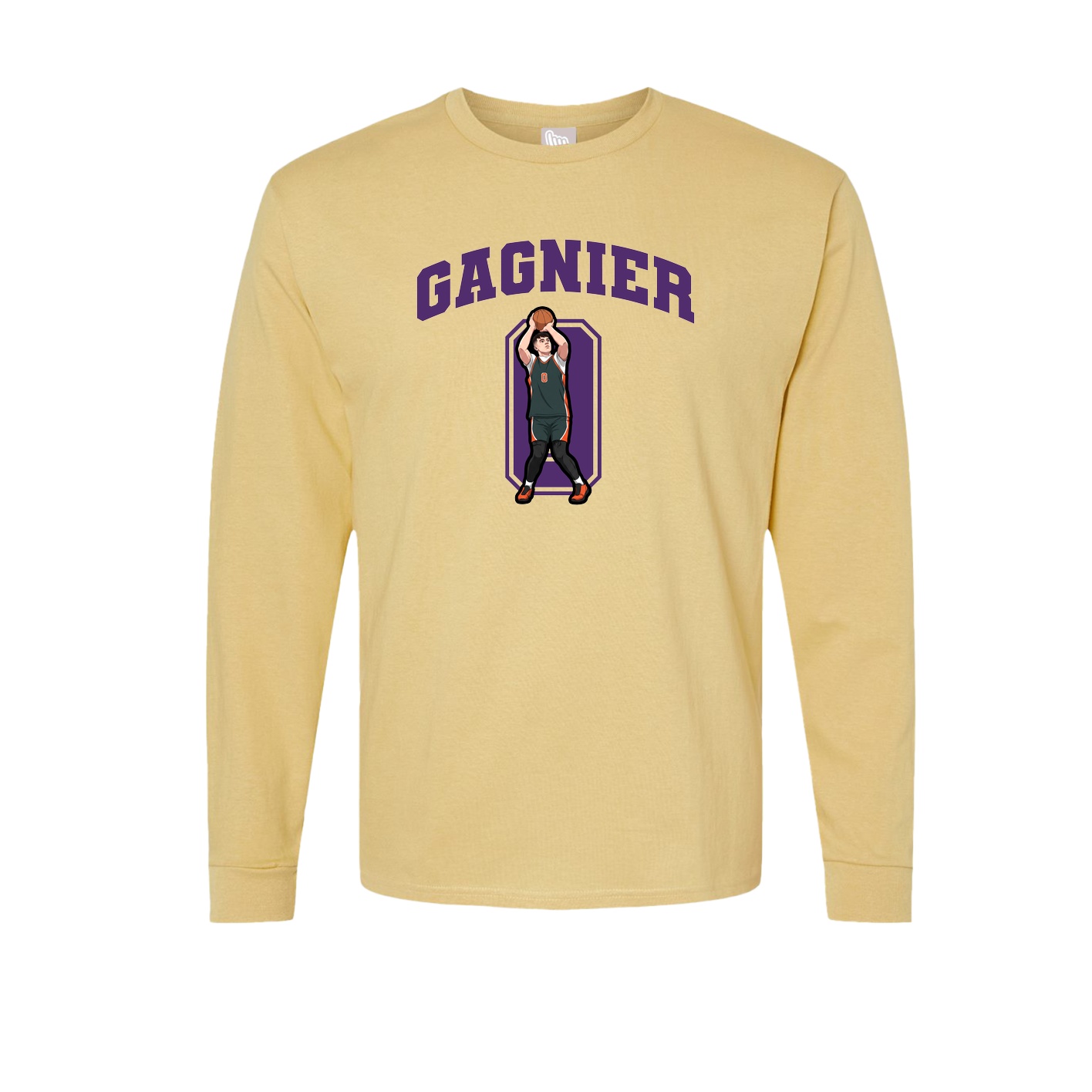 Long Sleeve Tee — Number in Vegas Gold