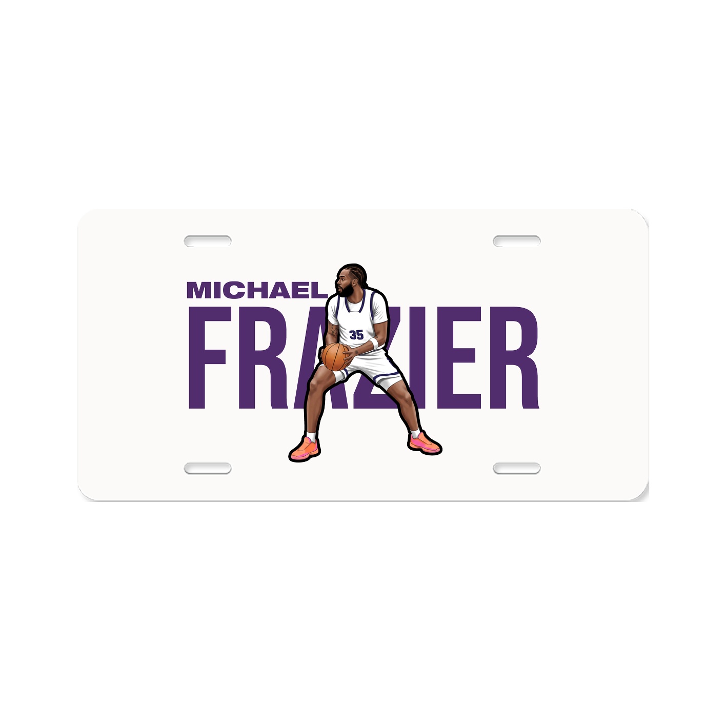 License Plate — Player Name in Classic