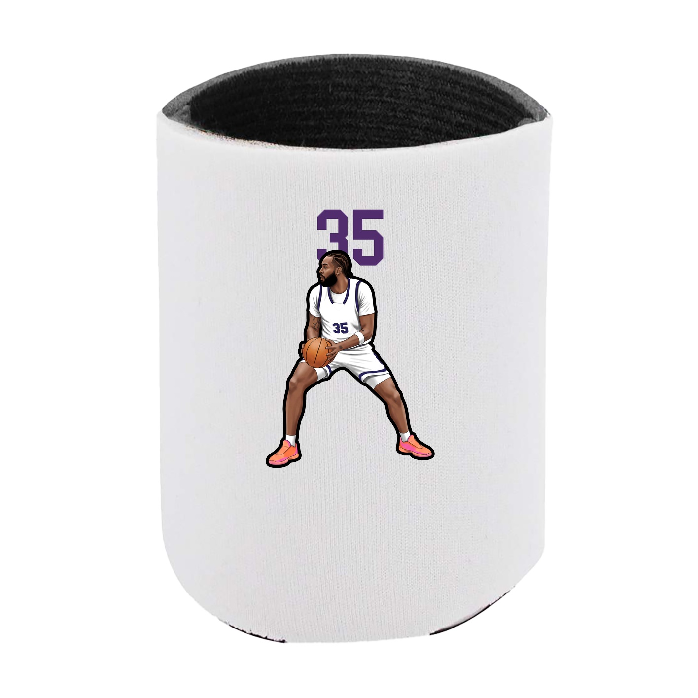 Can Holder — Number Top in White