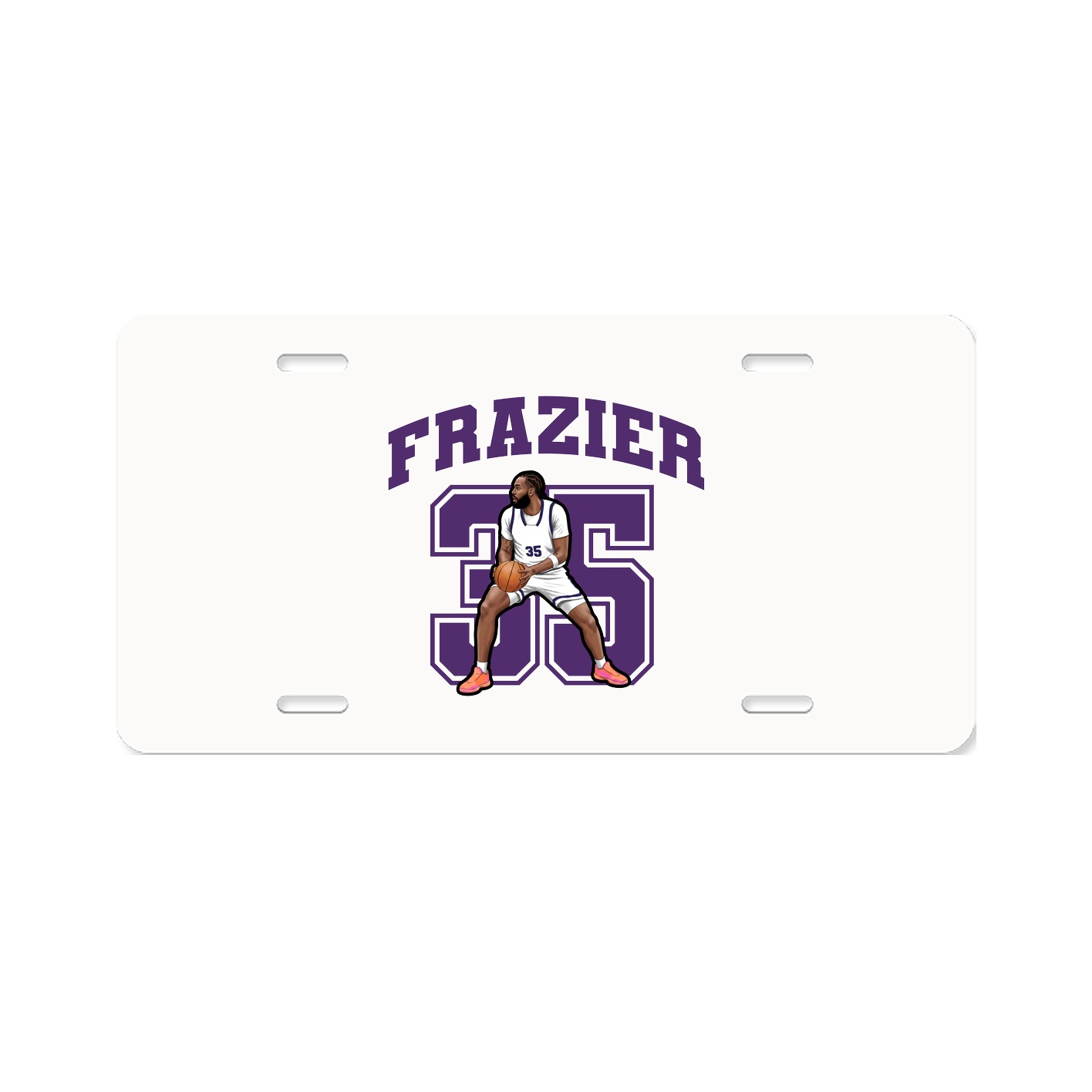 License Plate — Number in Classic