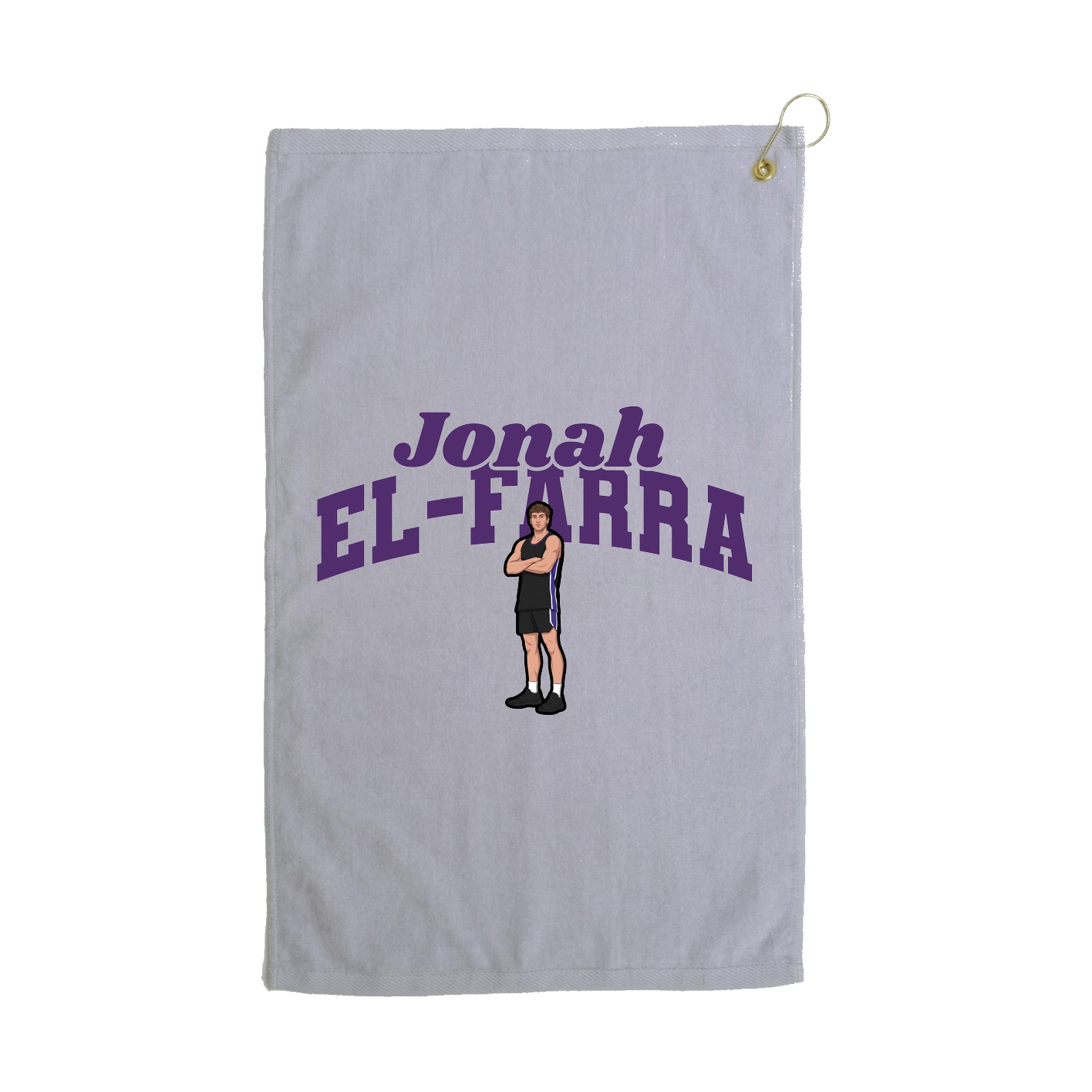 Golf Towel — Signature Arch in Grey