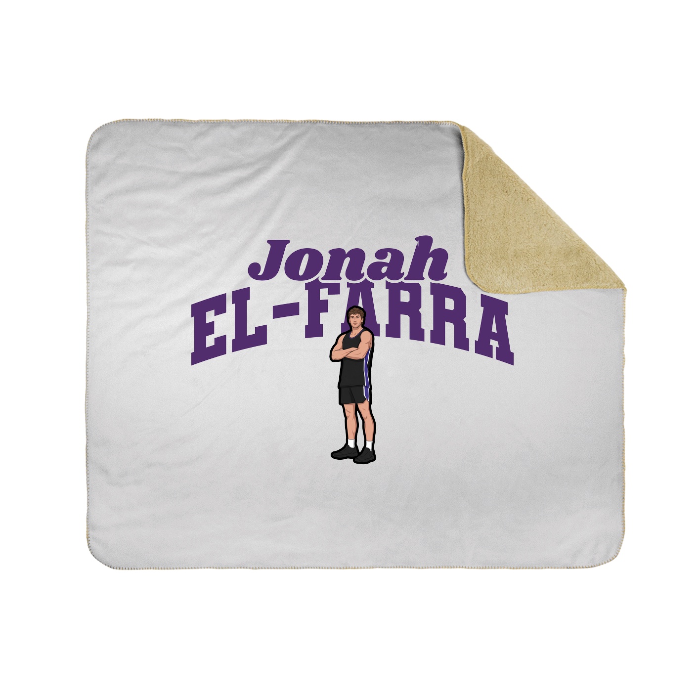Throw Blanket — Signature Arch in White