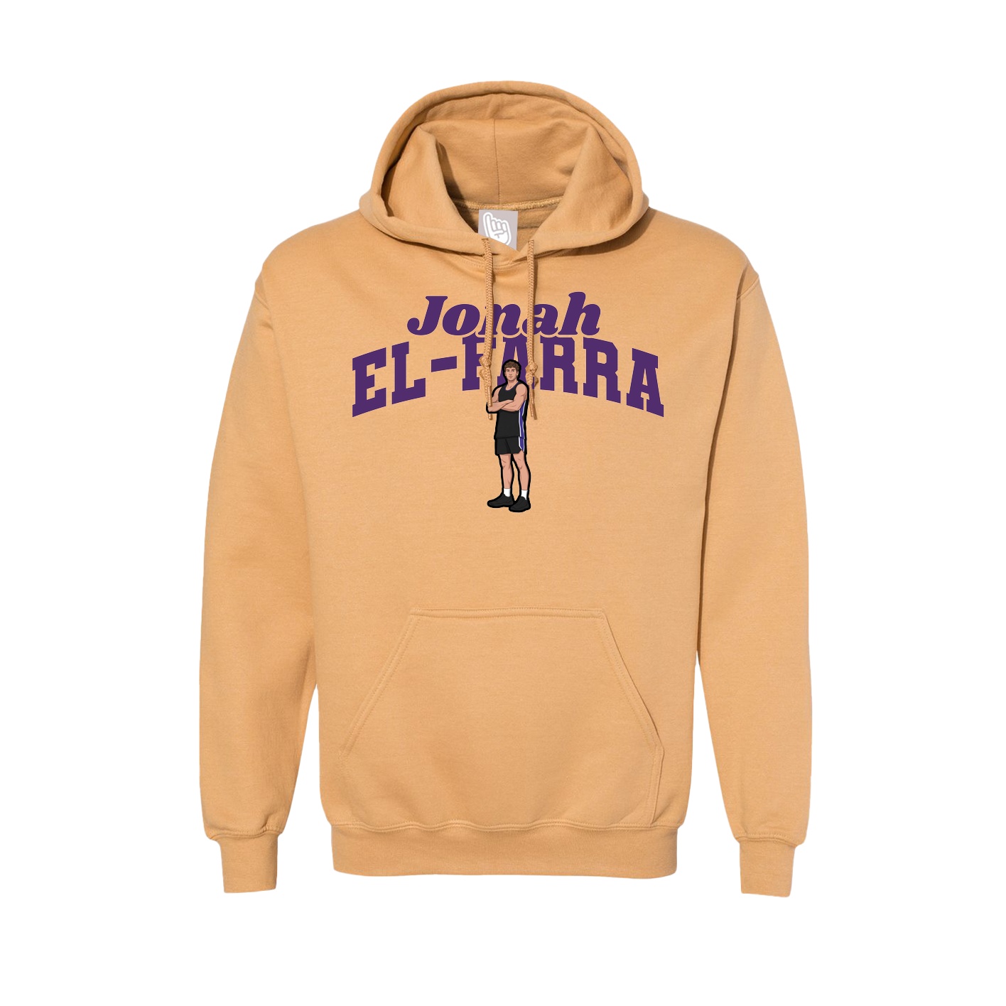 Hoodie — Signature Arch in Vegas Gold