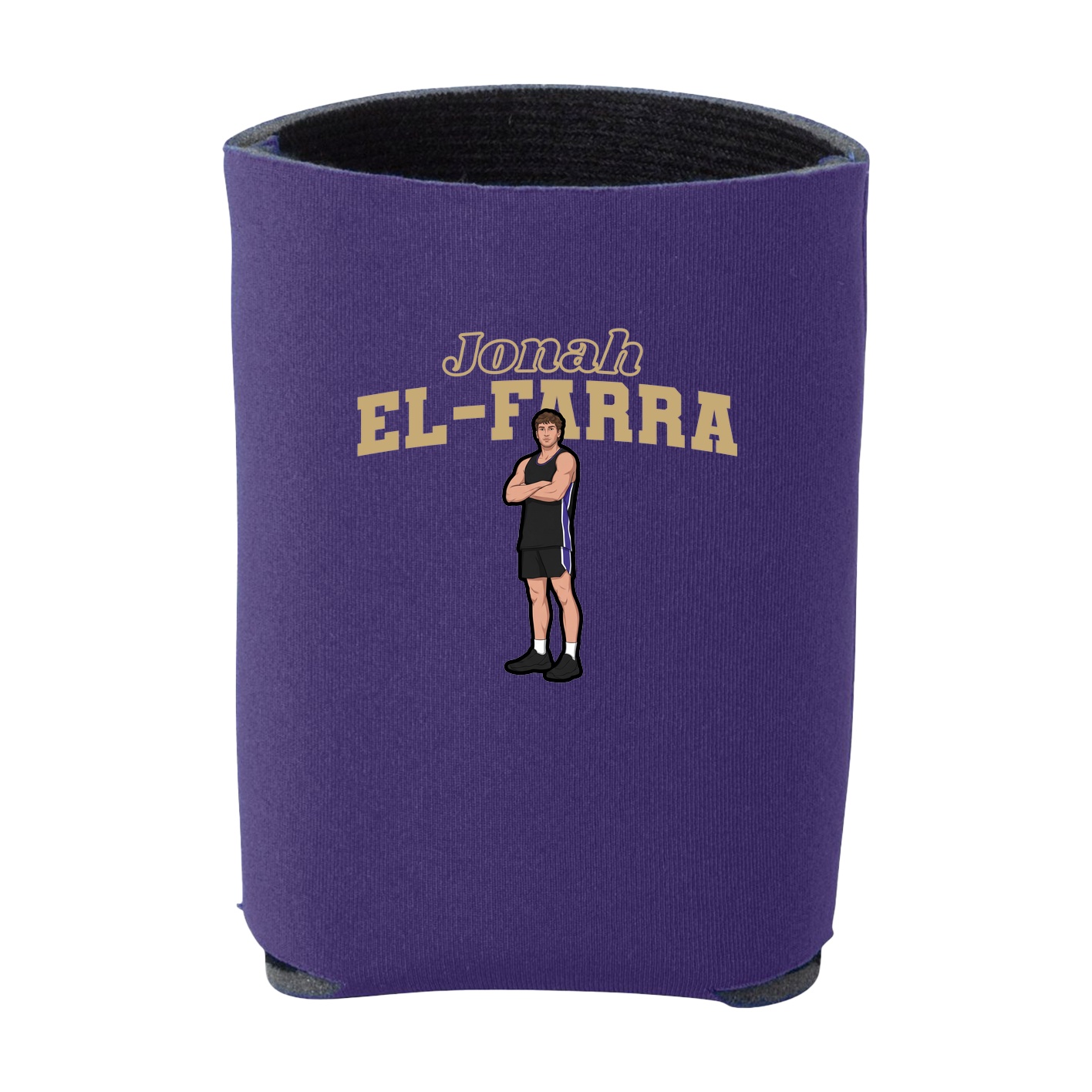 Can Holder — Name Arch in Purple