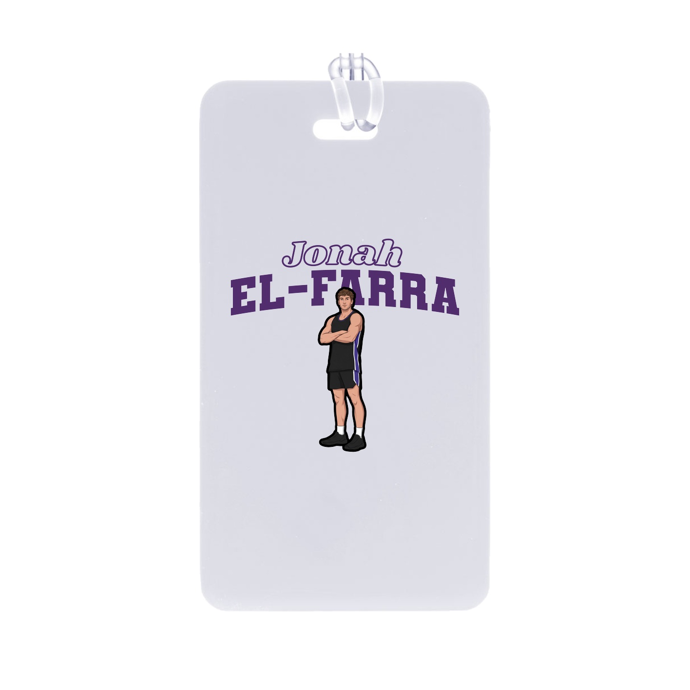 Bag Tag — Name Arch in Classic