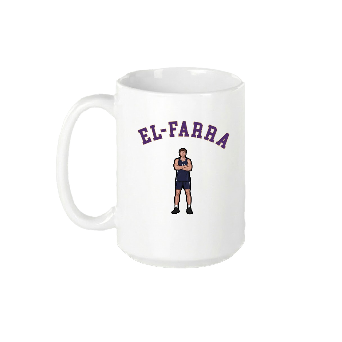 15oz Coffee Mug — Shirsey Arch in White