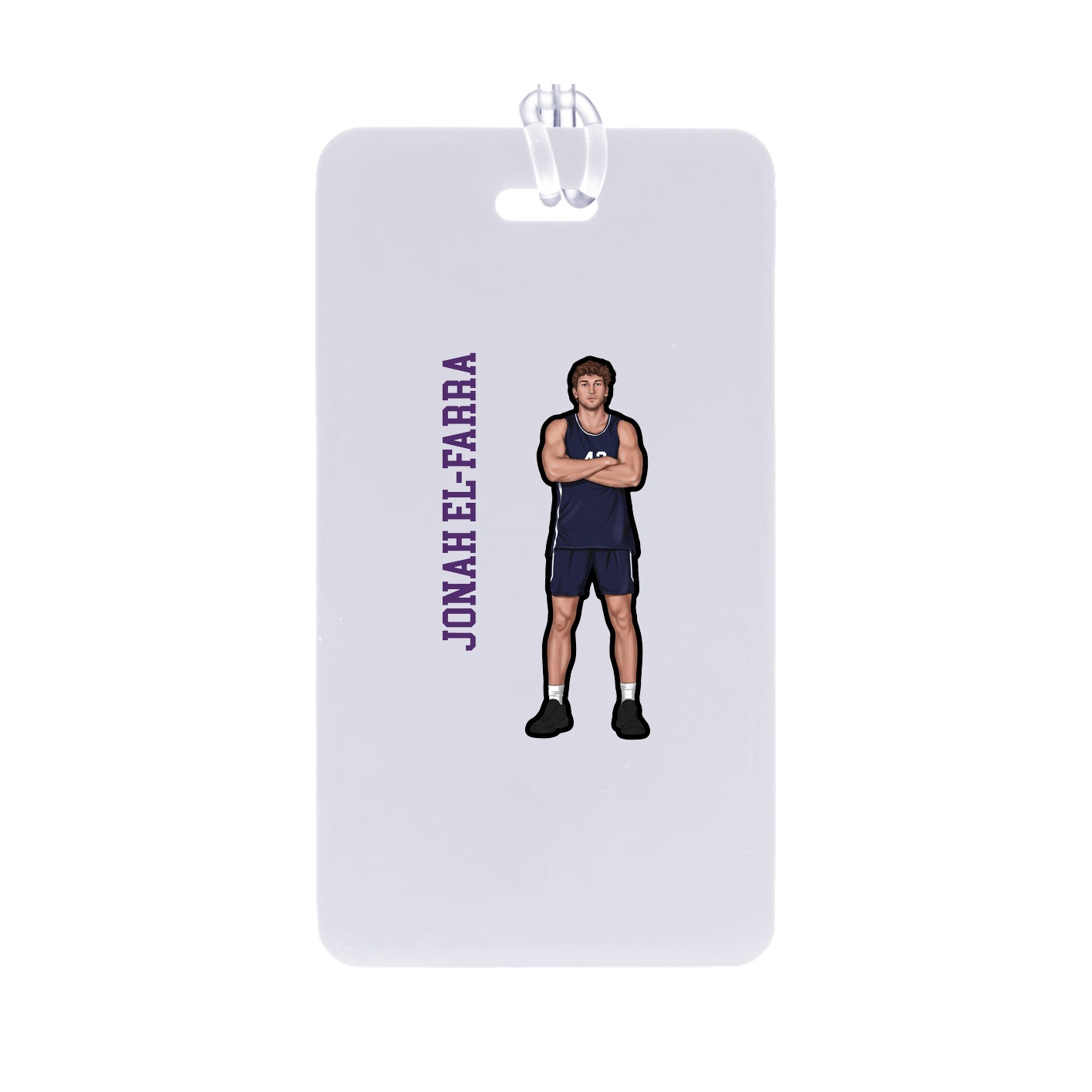 Bag Tag — Name Vertical in Classic