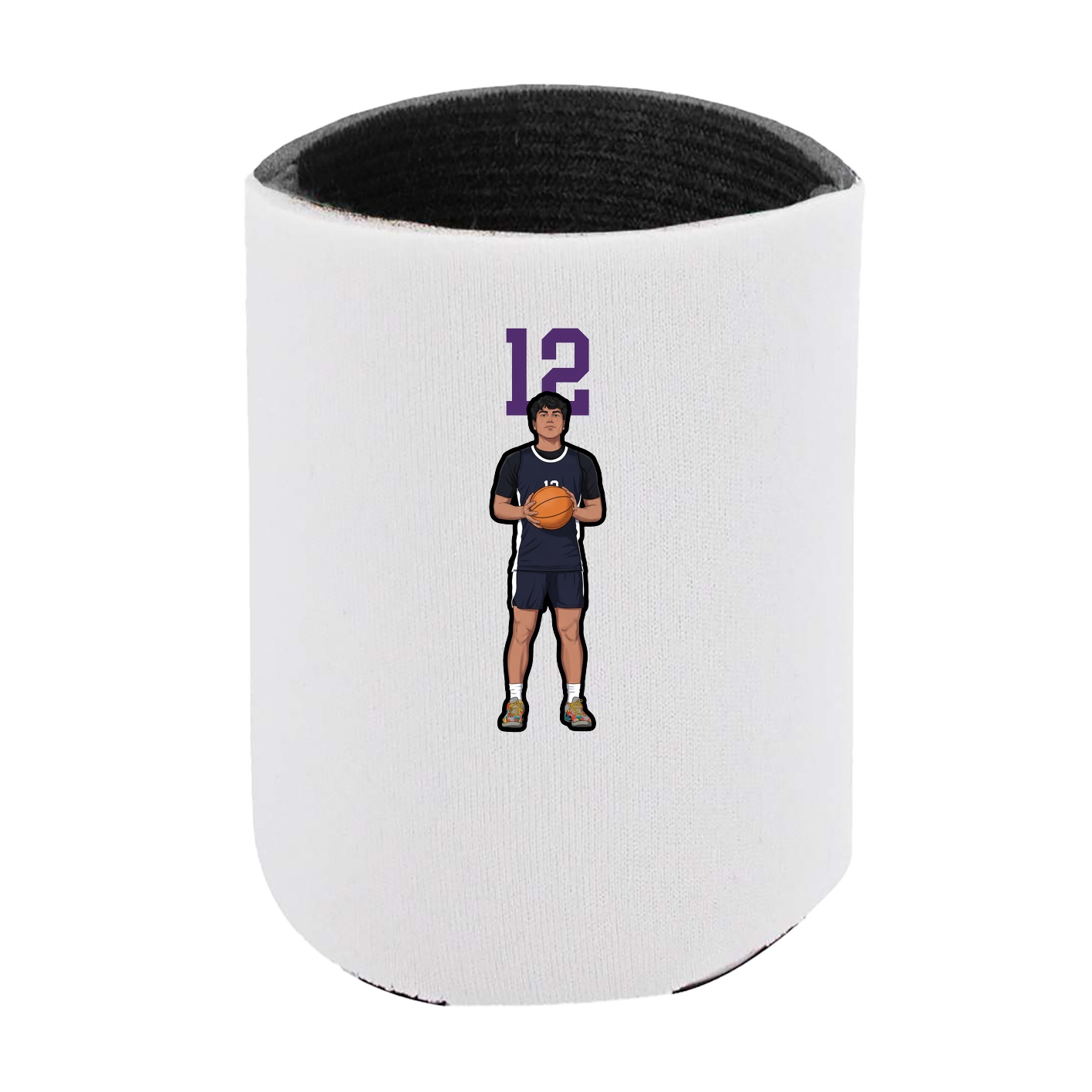 Can Holder — Number Top in White
