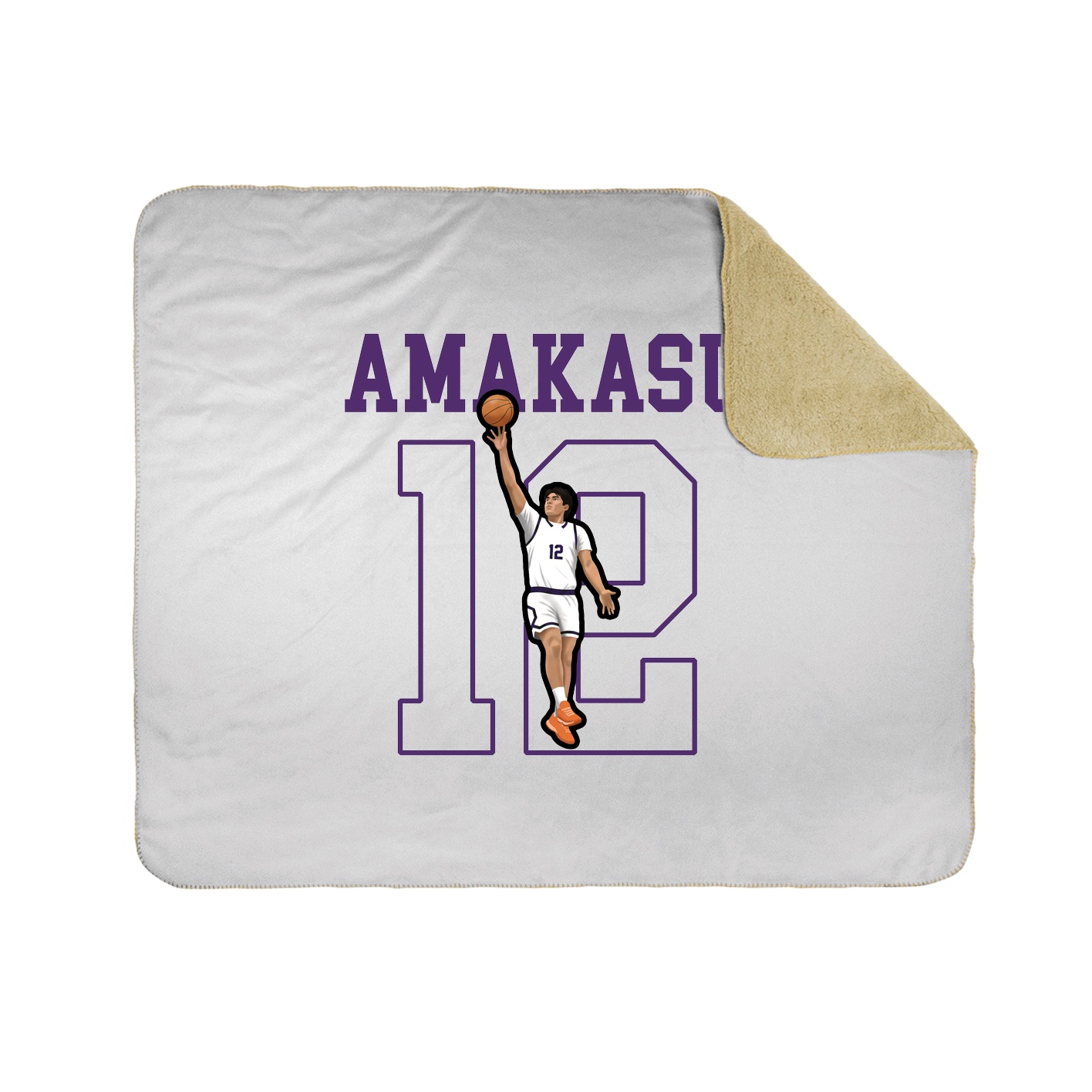 50x60 Sherpa Lined Throw Blanket