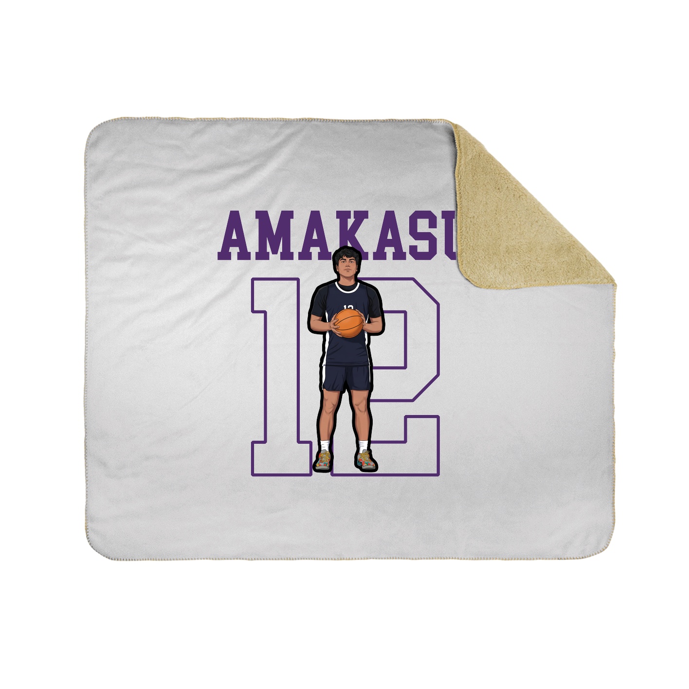 50x60 Sherpa Lined Throw Blanket