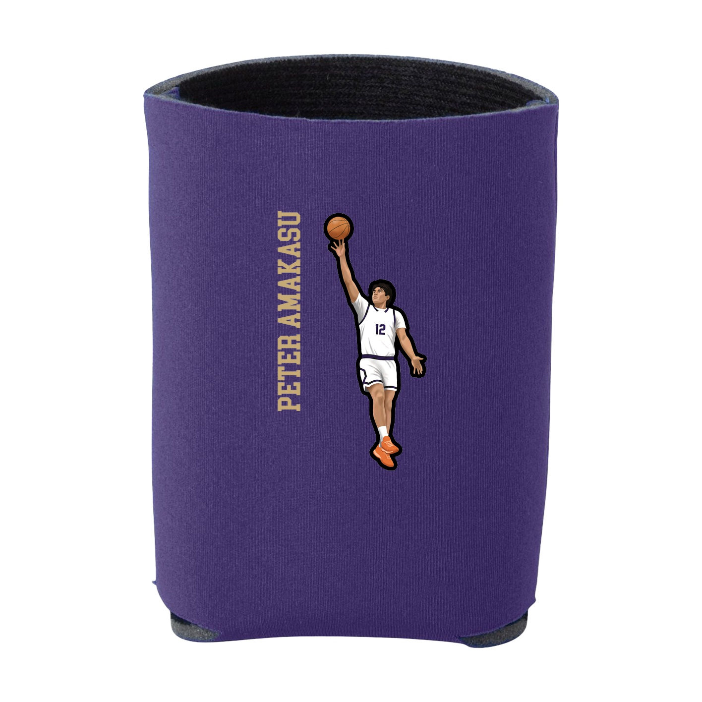 Can Holder — Name Vertical in Purple