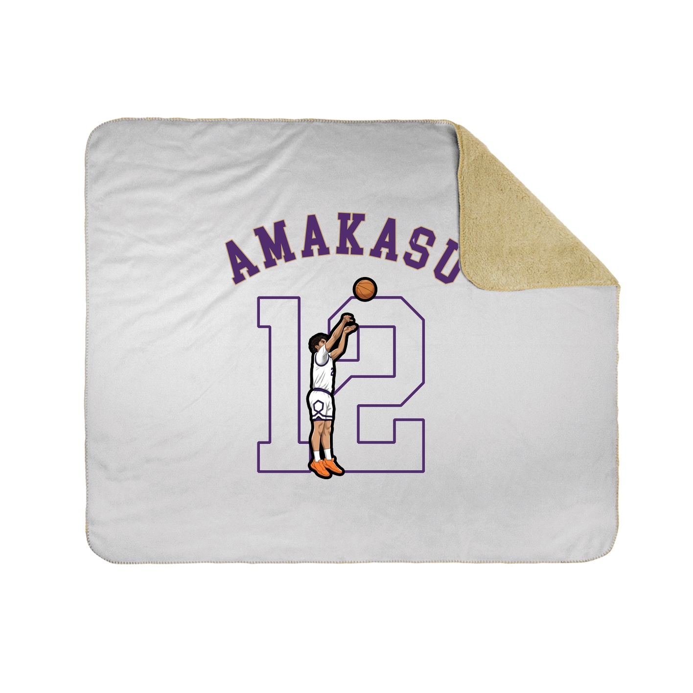 50x60 Sherpa Lined Throw Blanket