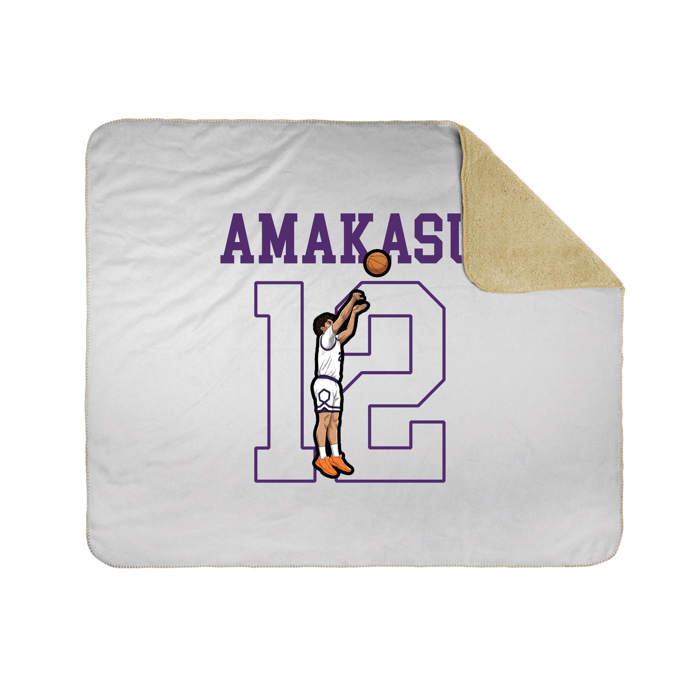 50x60 Sherpa Lined Throw Blanket