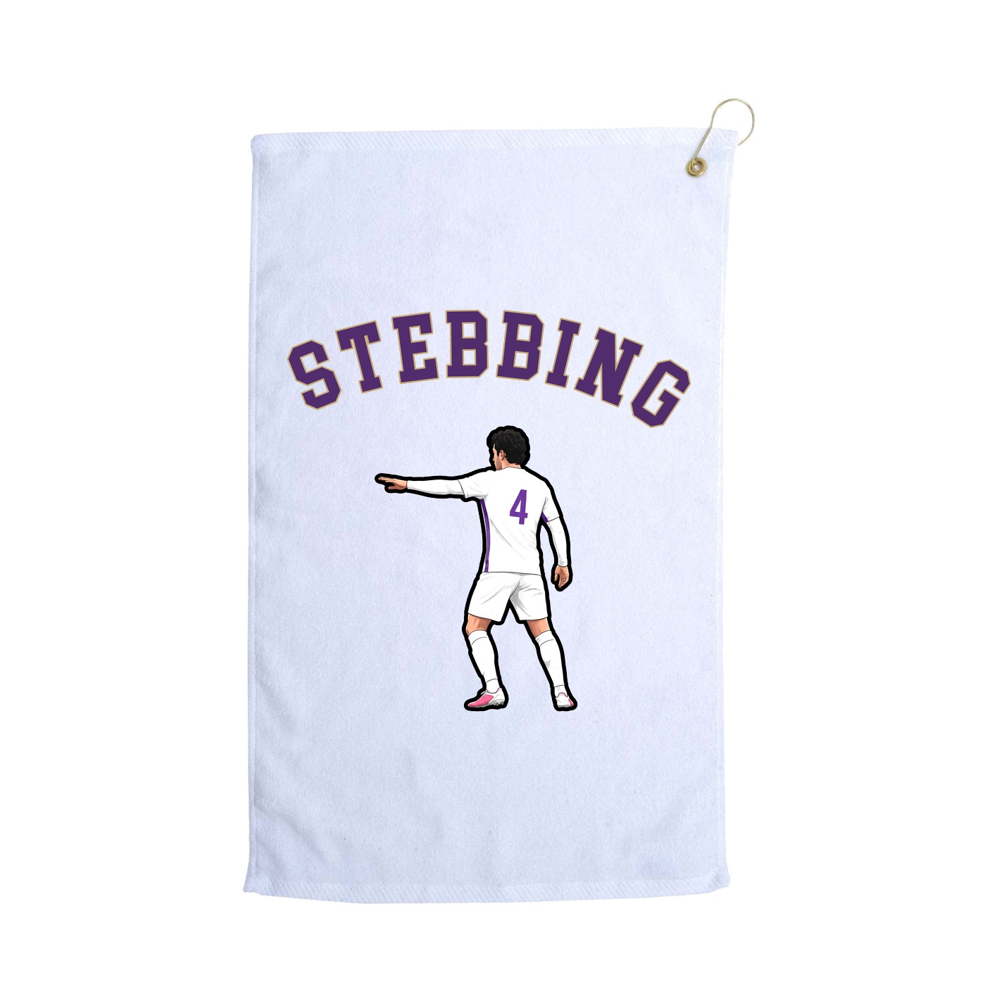 Golf Towel — Shirsey Arch in White
