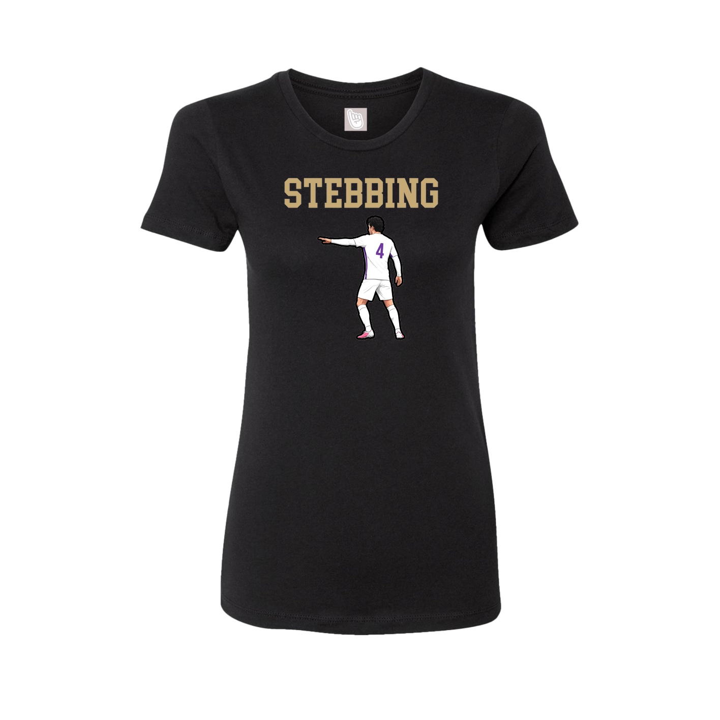 Fitted Women's Tee — Shirsey in Black