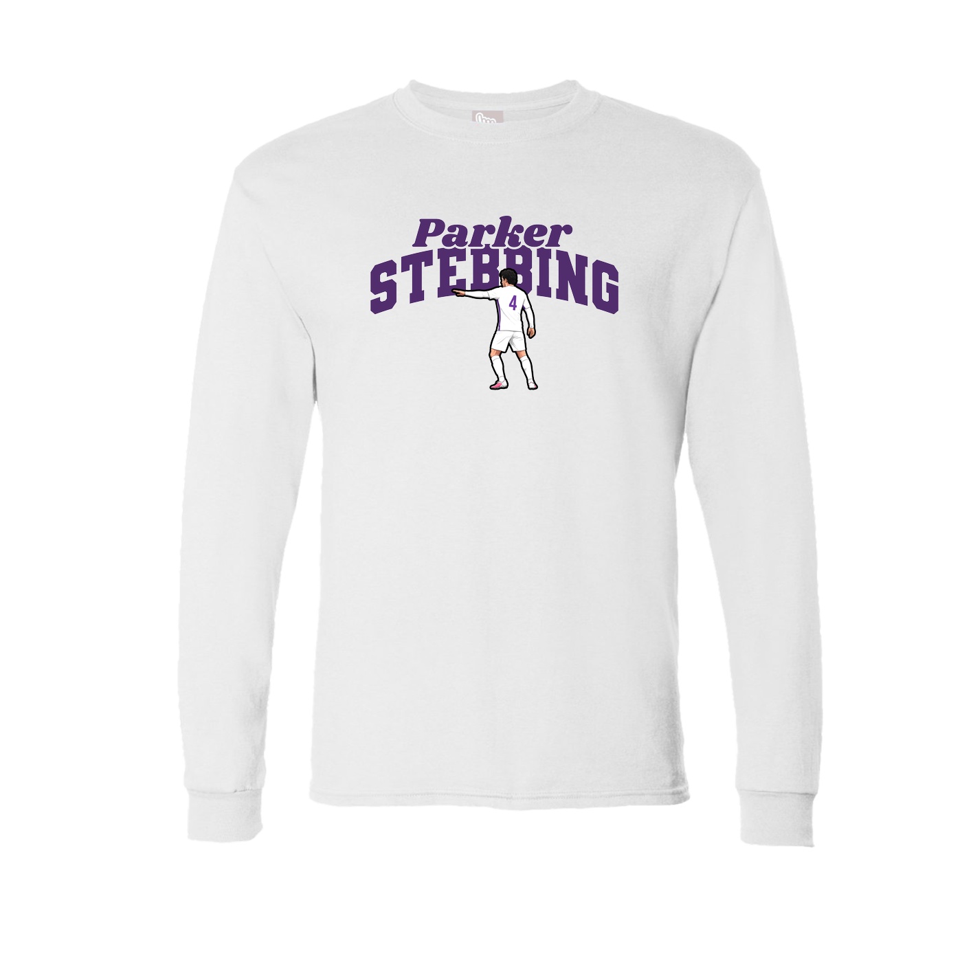 Long Sleeve Tee — Signature Arch in White