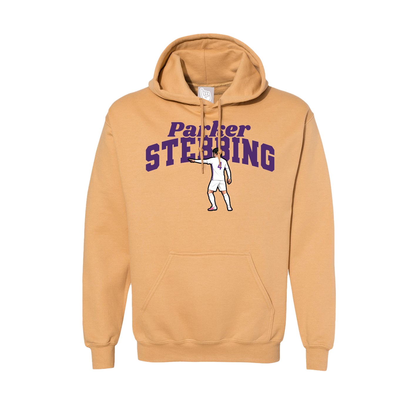 Hoodie — Signature Arch in Vegas Gold