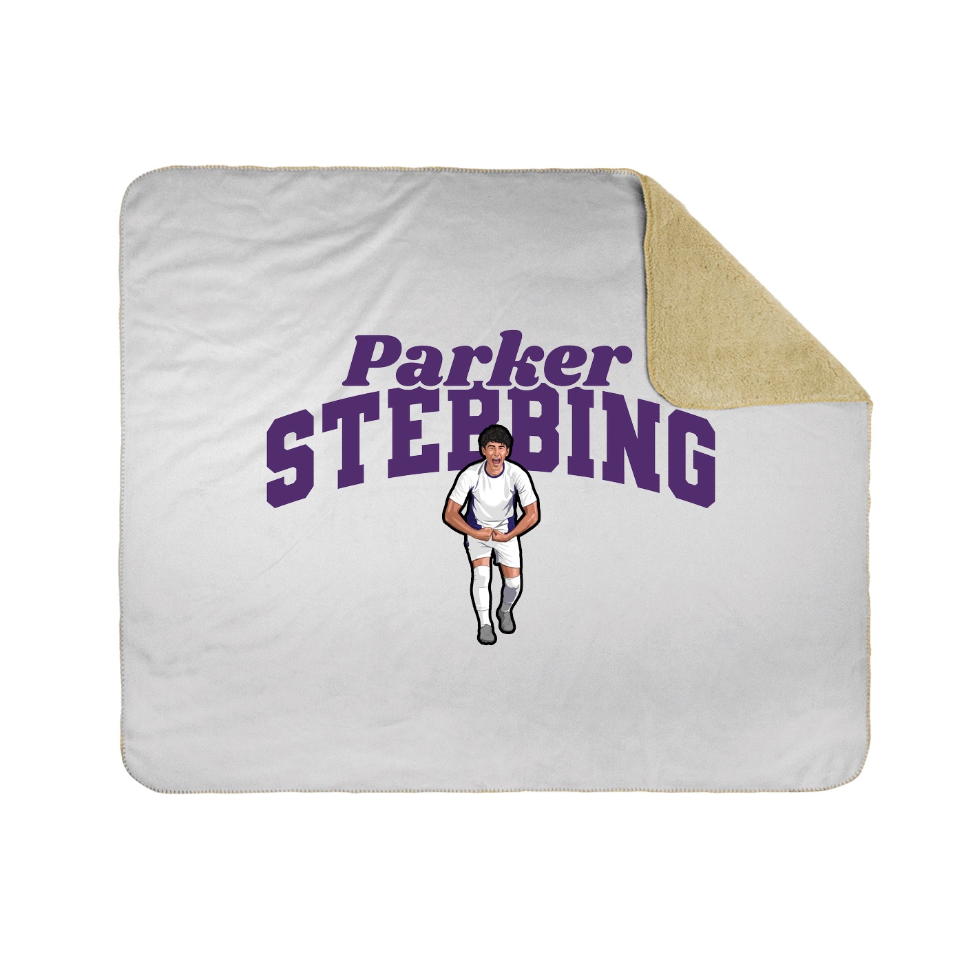 Throw Blanket — Signature Arch in White
