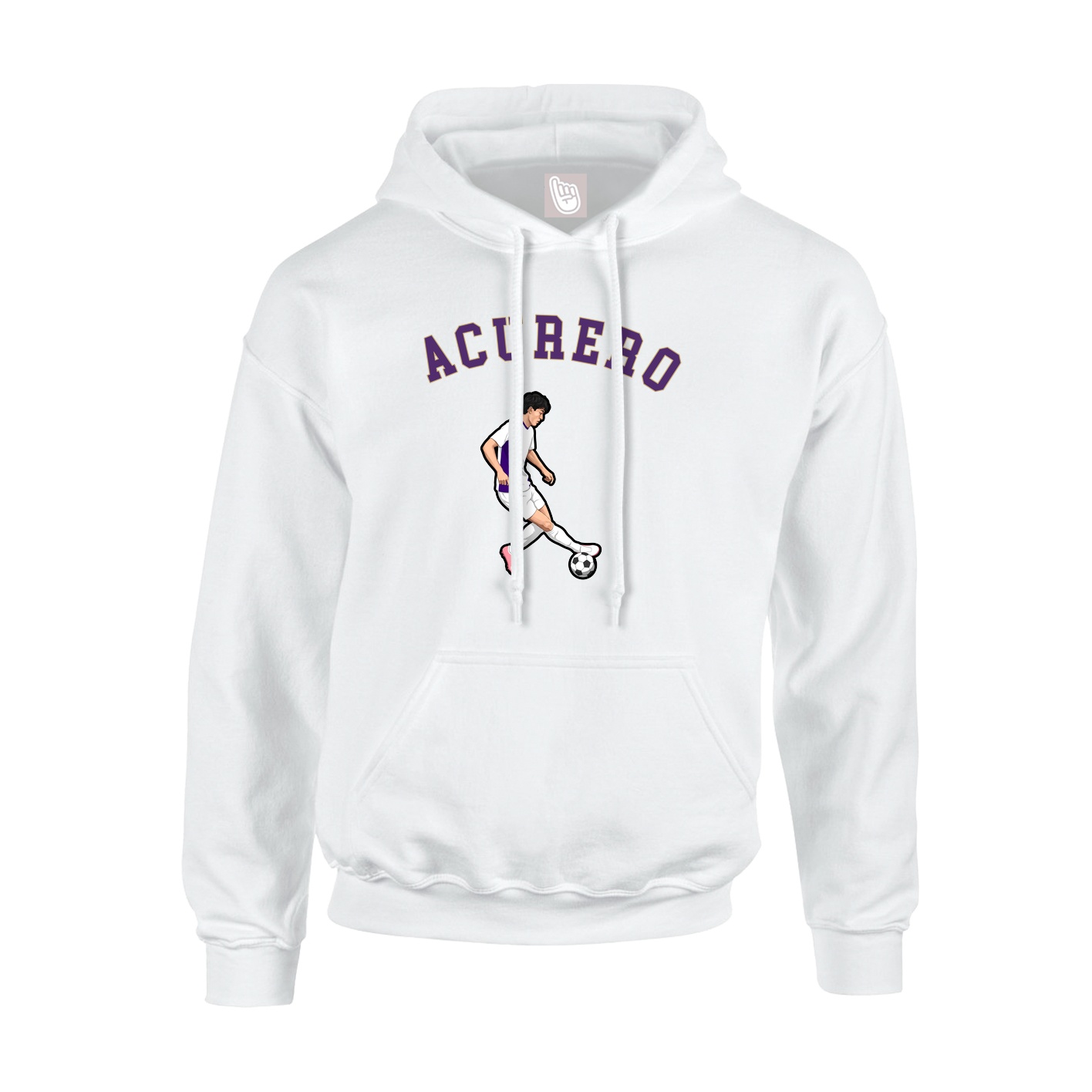 Youth Hoodie — Shirsey Arch in White