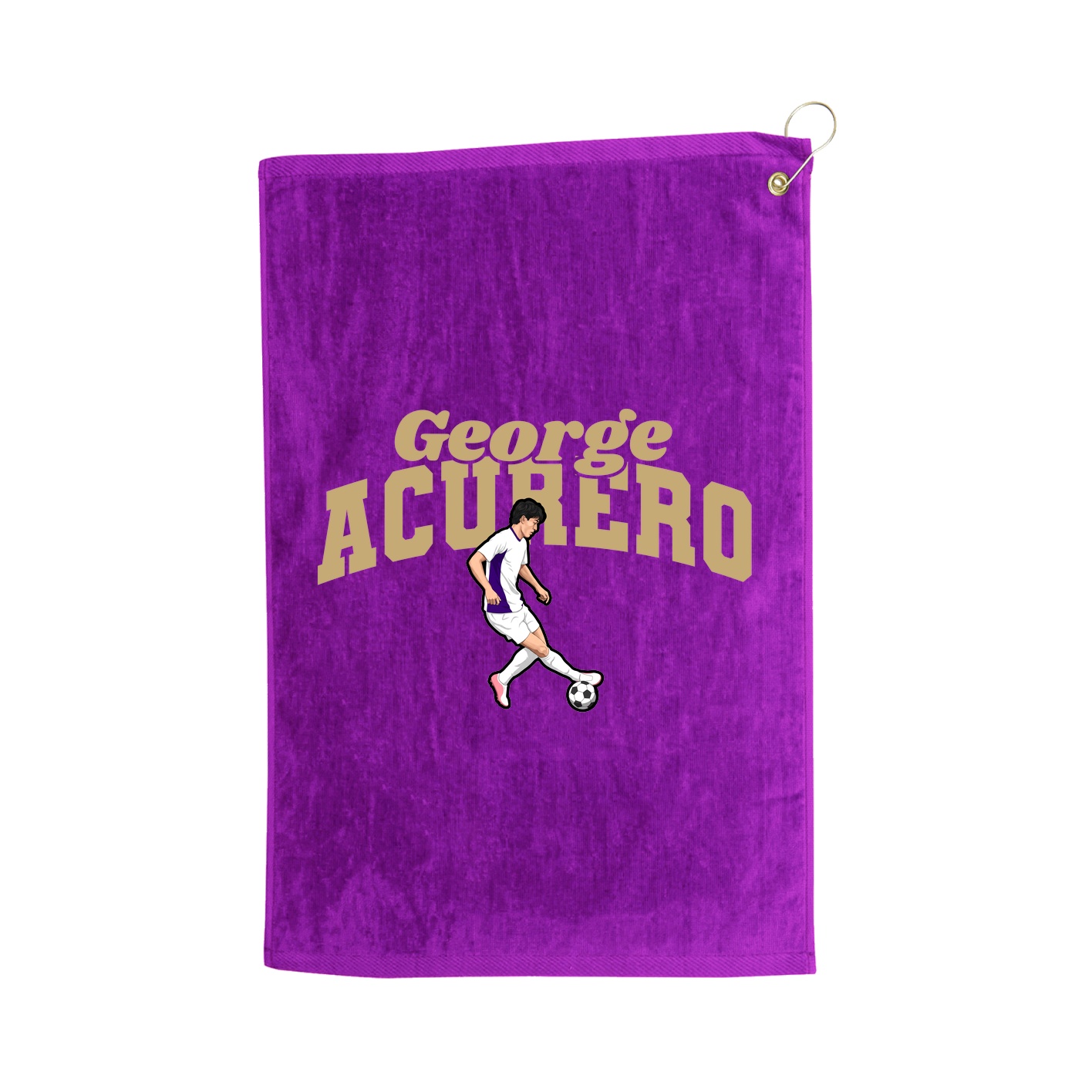 Golf Towel — Signature Arch in Purple