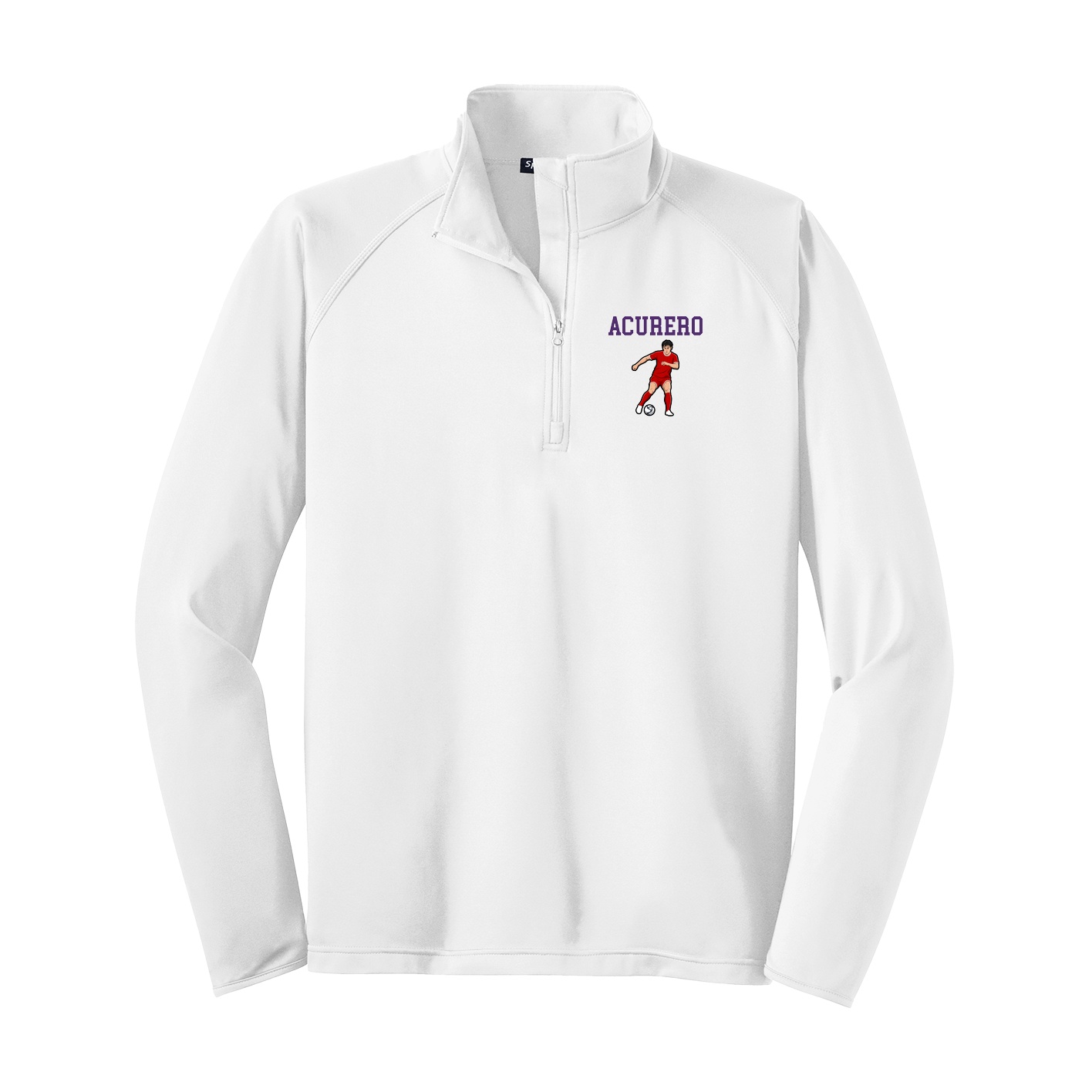 Q-Zip Pullover — Shirsey in White