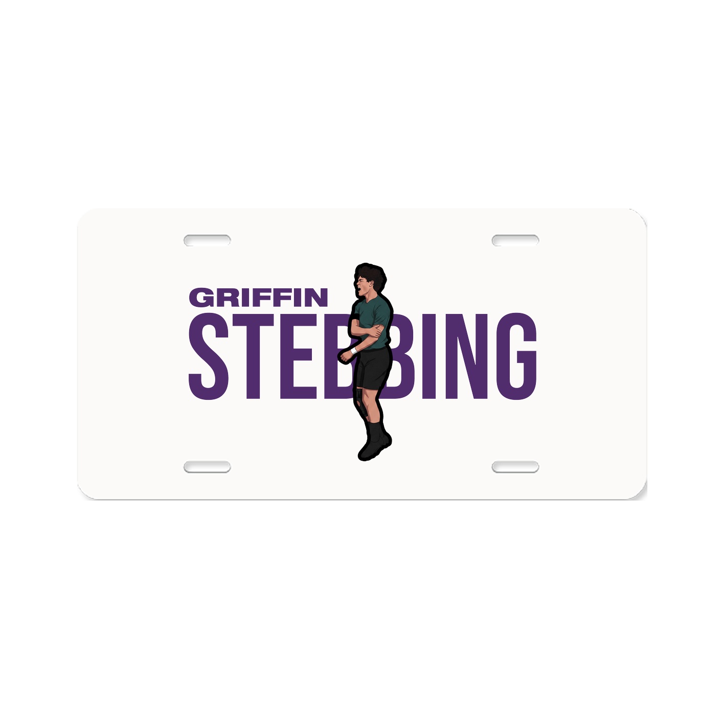 License Plate — Player Name in Classic