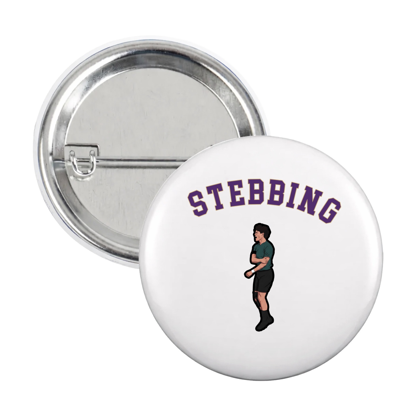 Game Day Button — Shirsey Arch in White