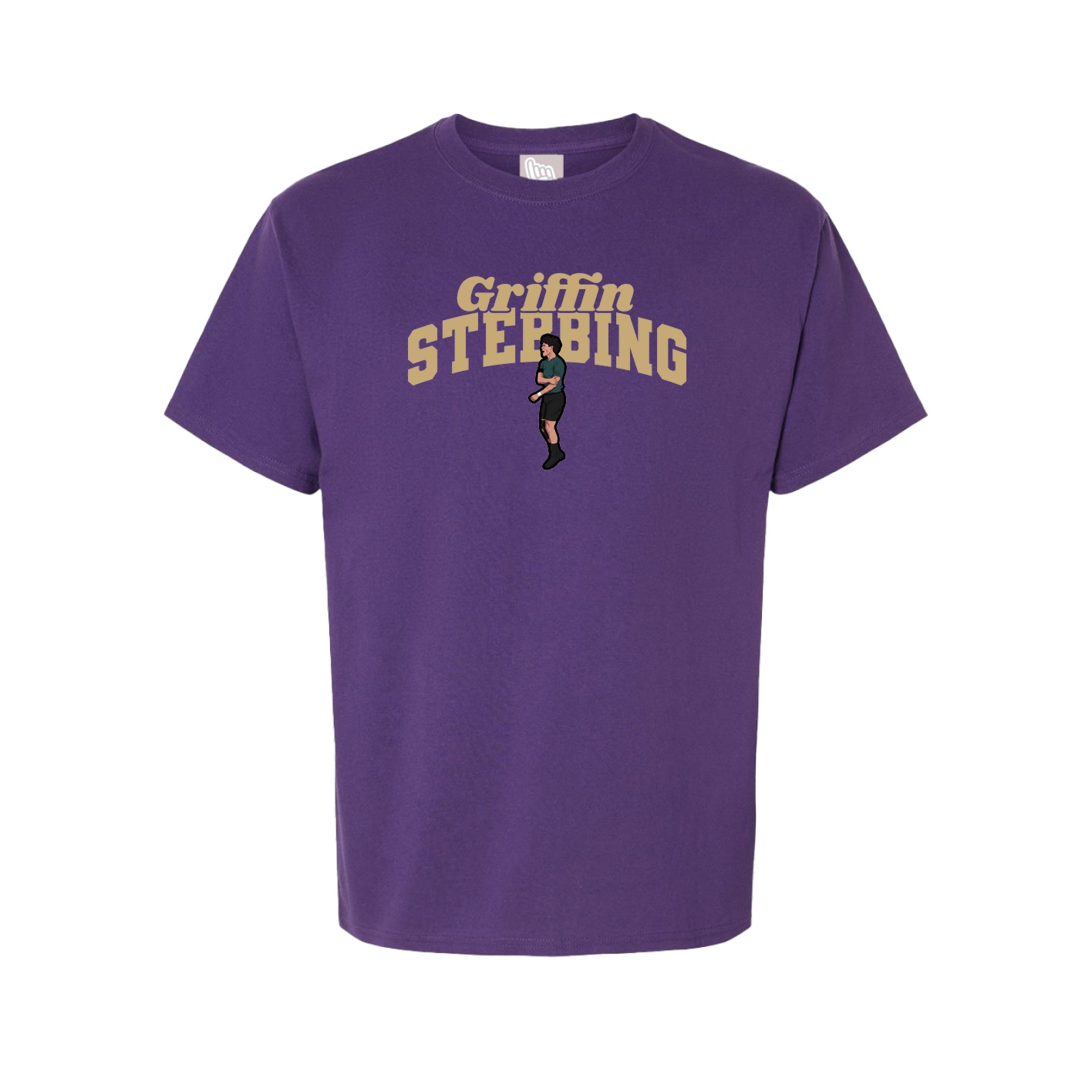 Youth Tee — Signature Arch in Purple