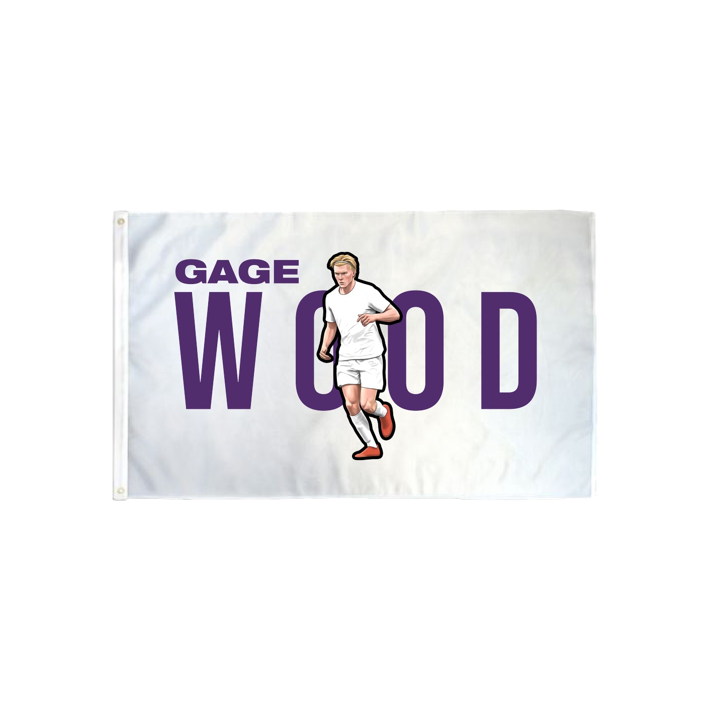 3x5 Flag — Player Name in Classic