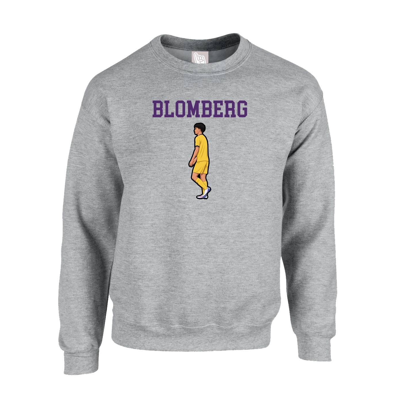 Fleece Crew — Shirsey in Grey