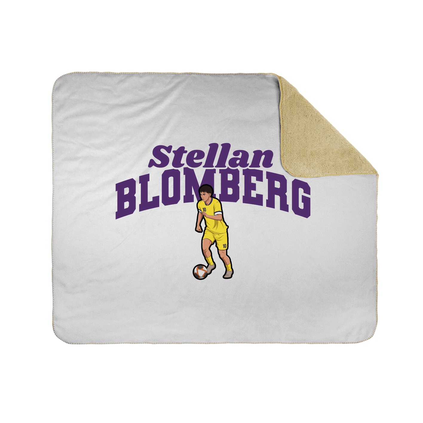 Throw Blanket — Signature Arch in White