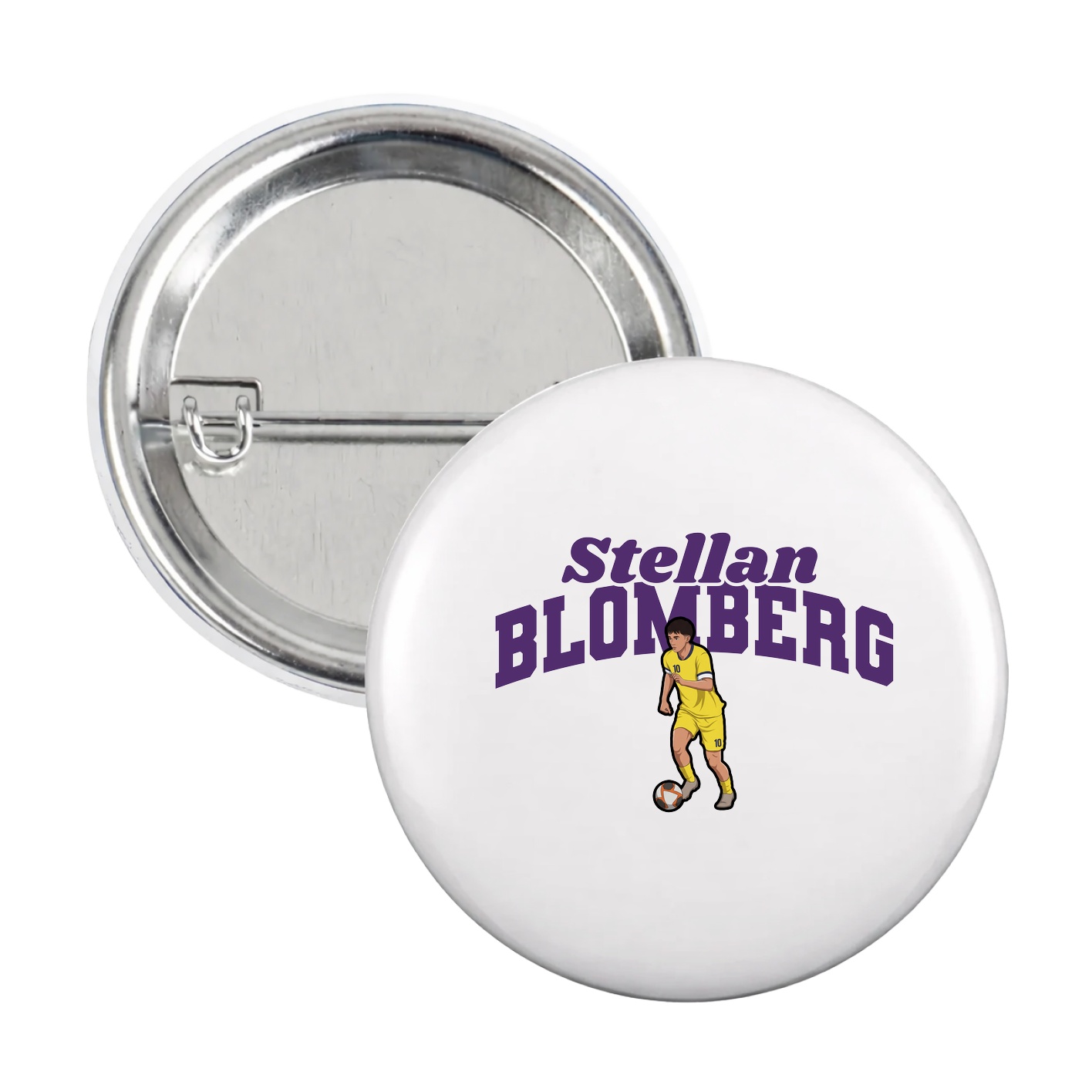Game Day Button — Signature Arch in White