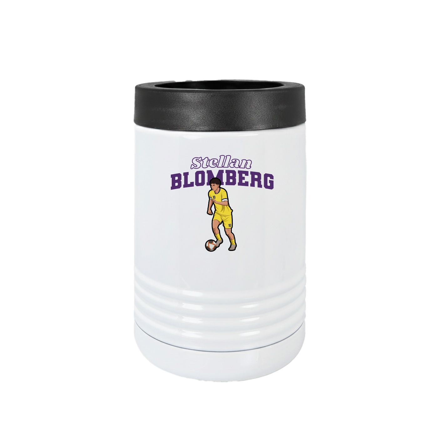 Beverage Holder — Name Arch in White