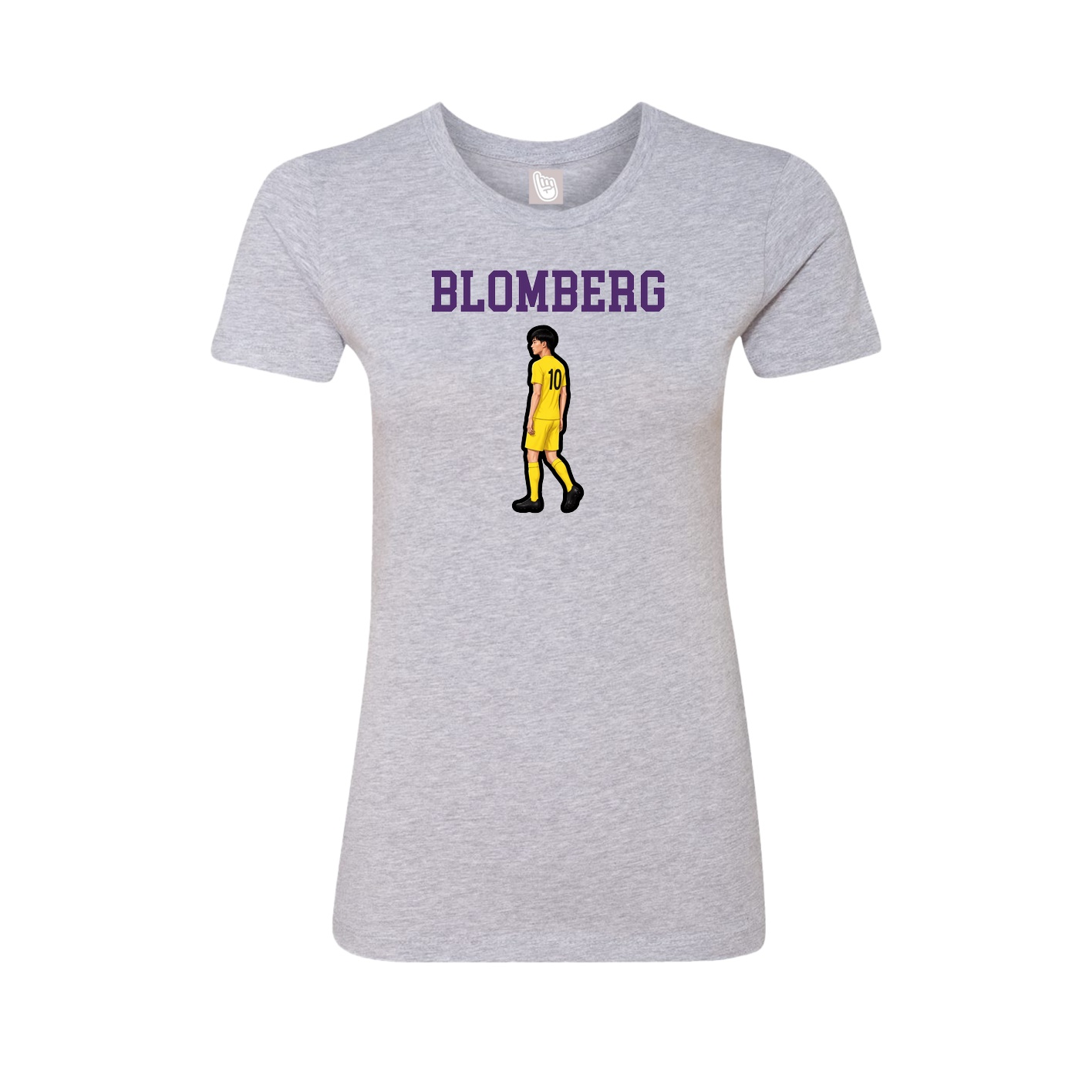 Fitted Women's Tee — Shirsey in Grey