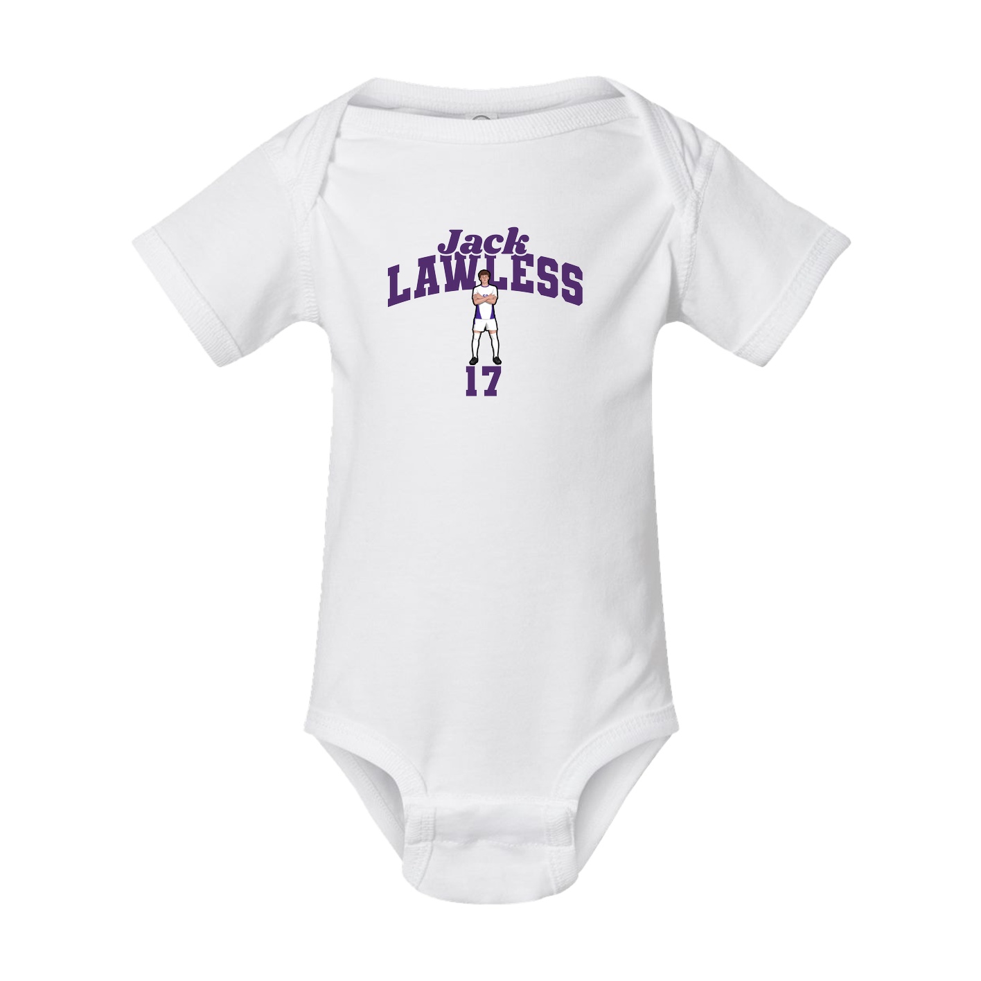 Baby Onesie — Signature Arch in White